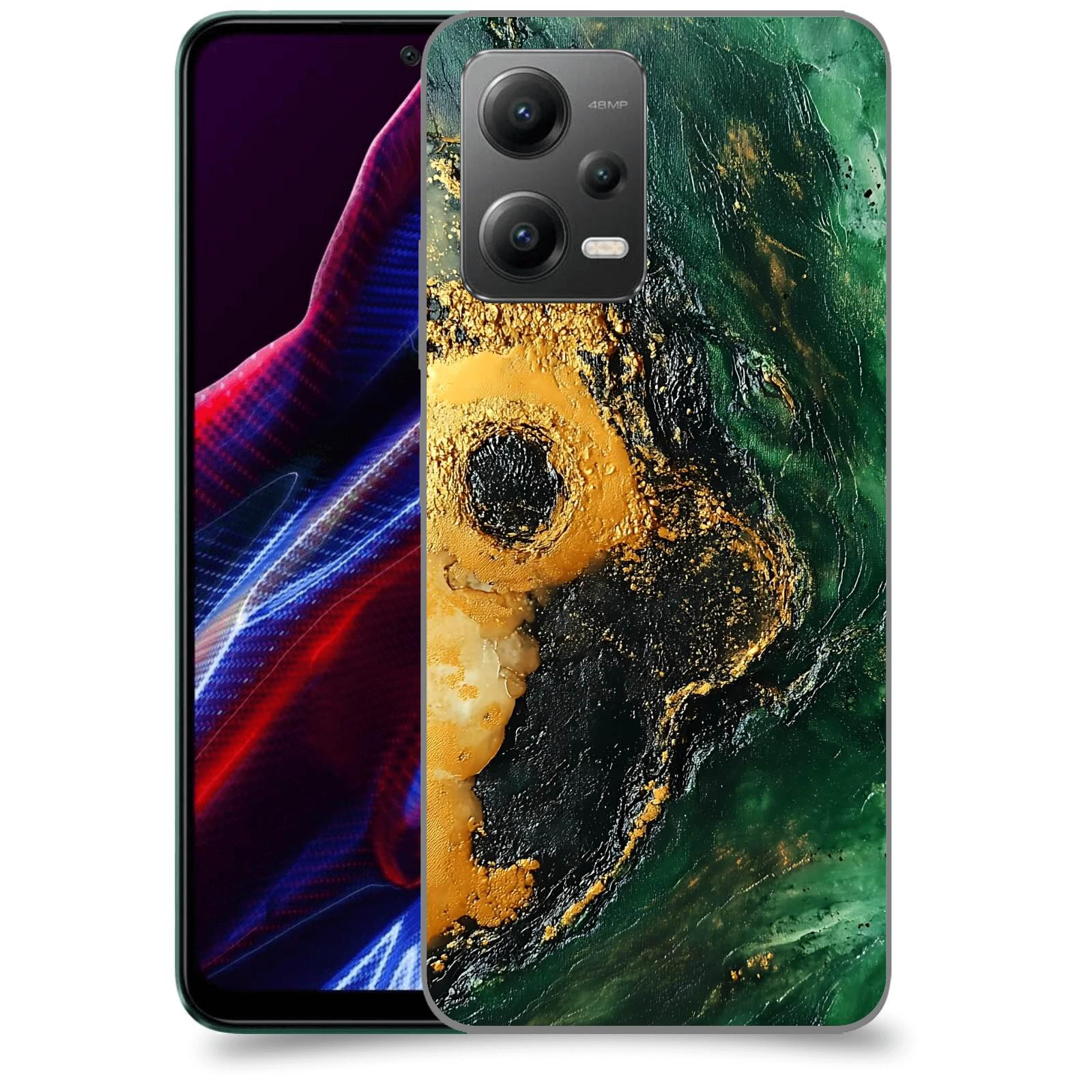 ACOVER Kryt na mobil Xiaomi Poco X5 - Golden Moss IV