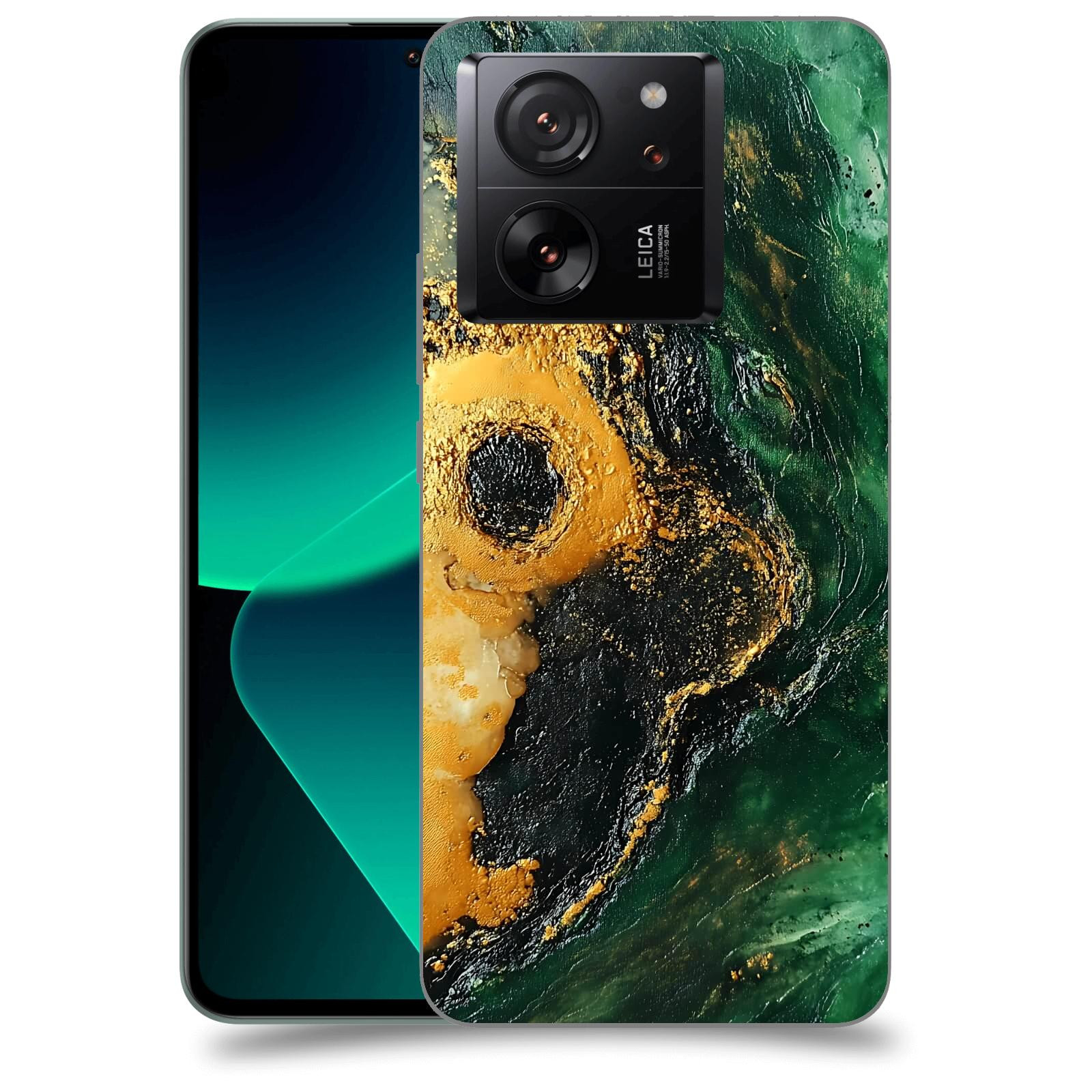 ACOVER Kryt na mobil Xiaomi 13T pro - Golden Moss IV