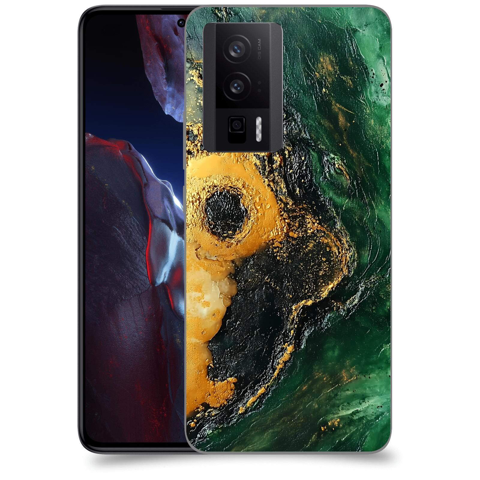 ACOVER Kryt na mobil Xiaomi Poco F5 Pro 5G - Golden Moss IV