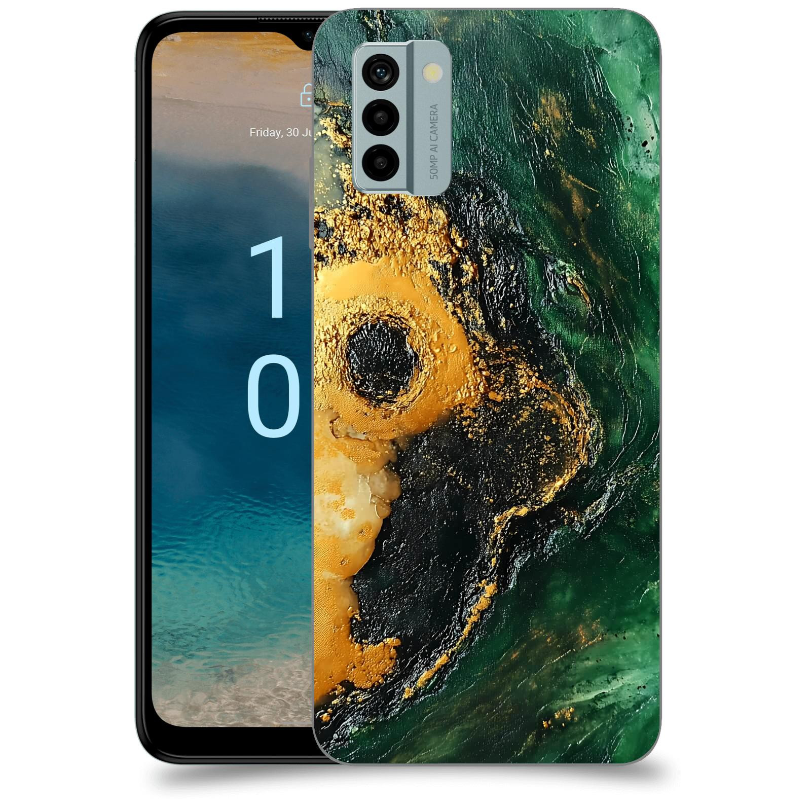 ACOVER Kryt na mobil Nokia G22 - Golden Moss IV