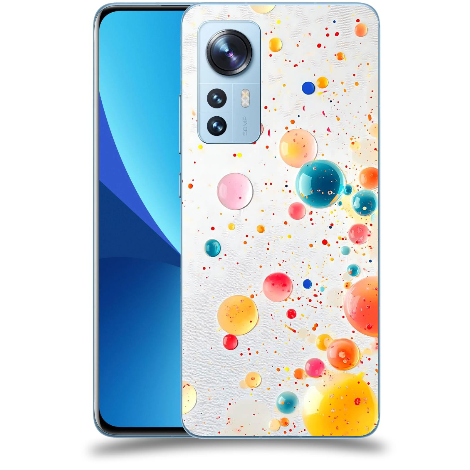 ACOVER Kryt na mobil Xiaomi 12 - Barevný výbuch