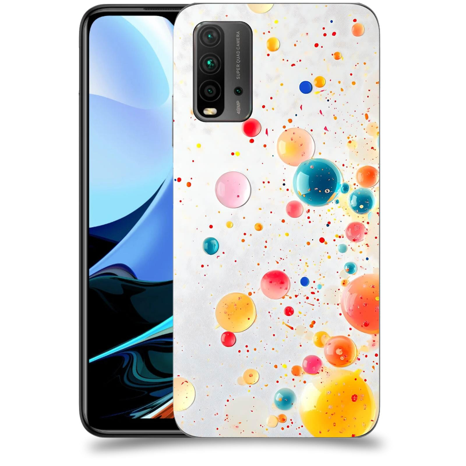 ACOVER Kryt na mobil Xiaomi Redmi 9T - Barevný výbuch