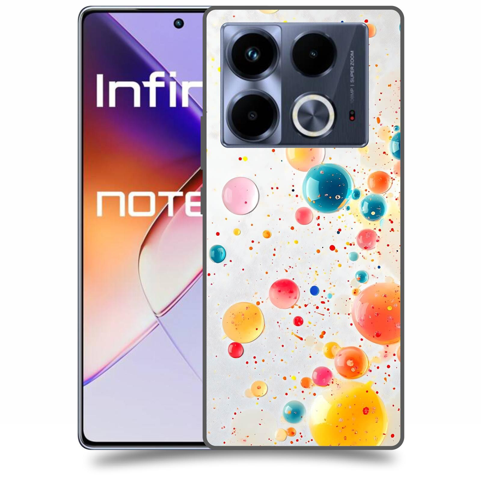 ACOVER Kryt na mobil Infinix Note 40 - Barevný výbuch