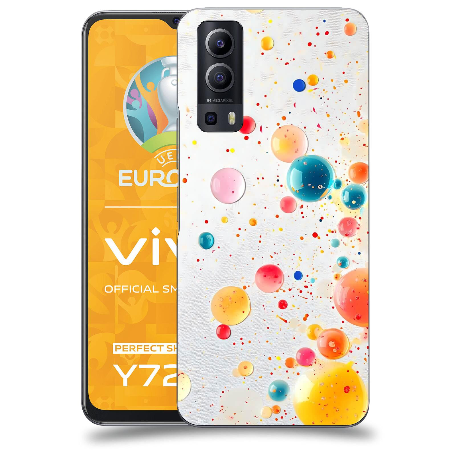 ACOVER Kryt na mobil Vivo Y72 5G - Barevný výbuch
