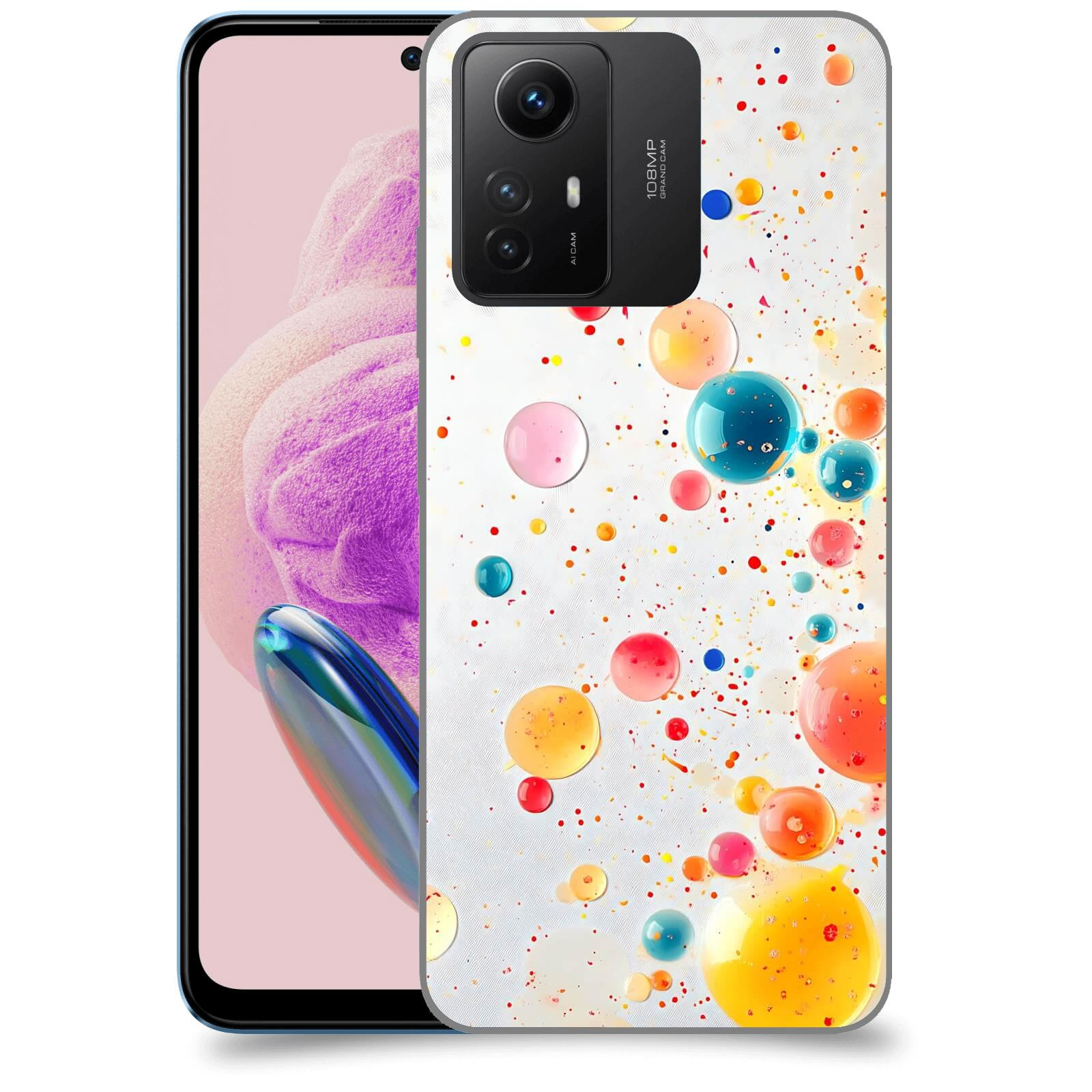 ACOVER Kryt na mobil Xiaomi Redmi Note 12S - Barevný výbuch