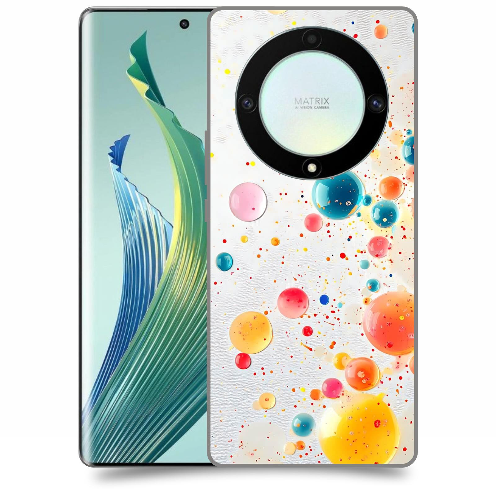 ACOVER Kryt na mobil Honor Magic 5 Lite 5G - Barevný výbuch