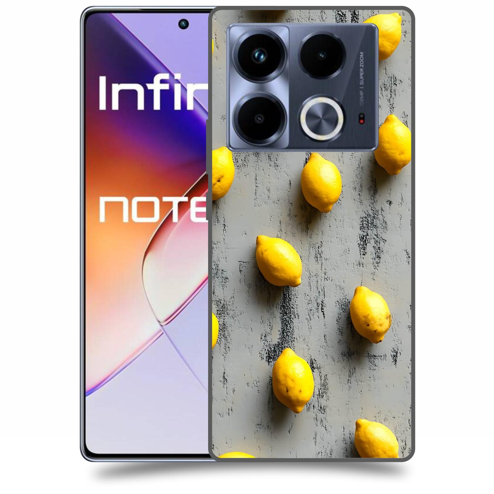 ACOVER Kryt na mobil Infinix Note 40 - Citrusová harmonie