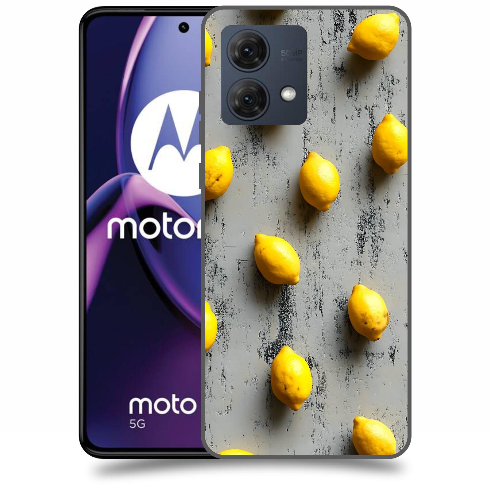 ACOVER Kryt na mobil Motorola Moto G84 5G - Citrusová harmonie