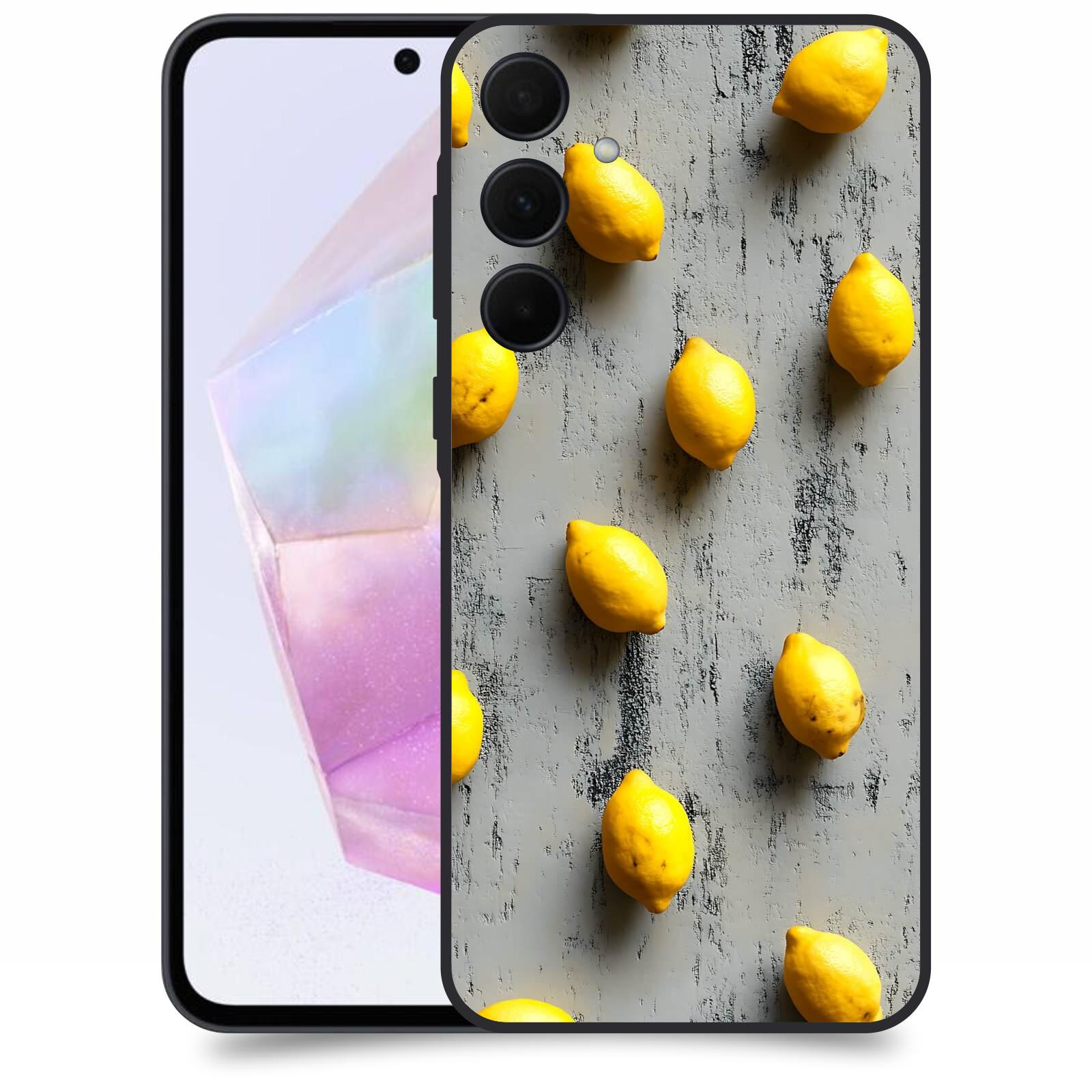 ACOVER Kryt na mobil Samsung Galaxy A35 5G - Citrusová harmonie