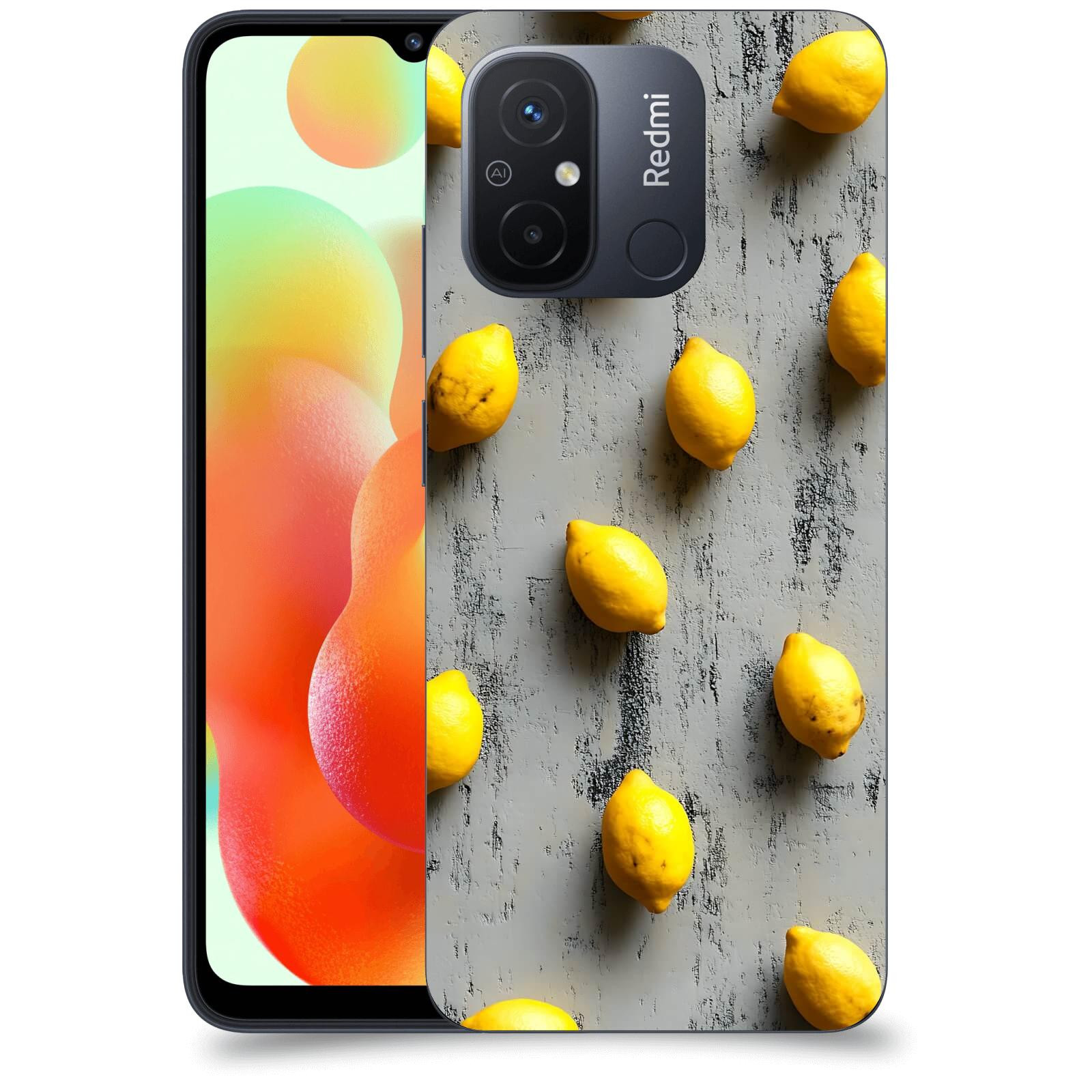 ACOVER Kryt na mobil Xiaomi Redmi 12C - Citrusová harmonie