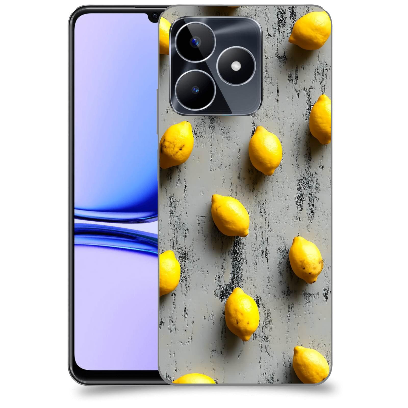 ACOVER Kryt na mobil Realme C53 - Citrusová harmonie