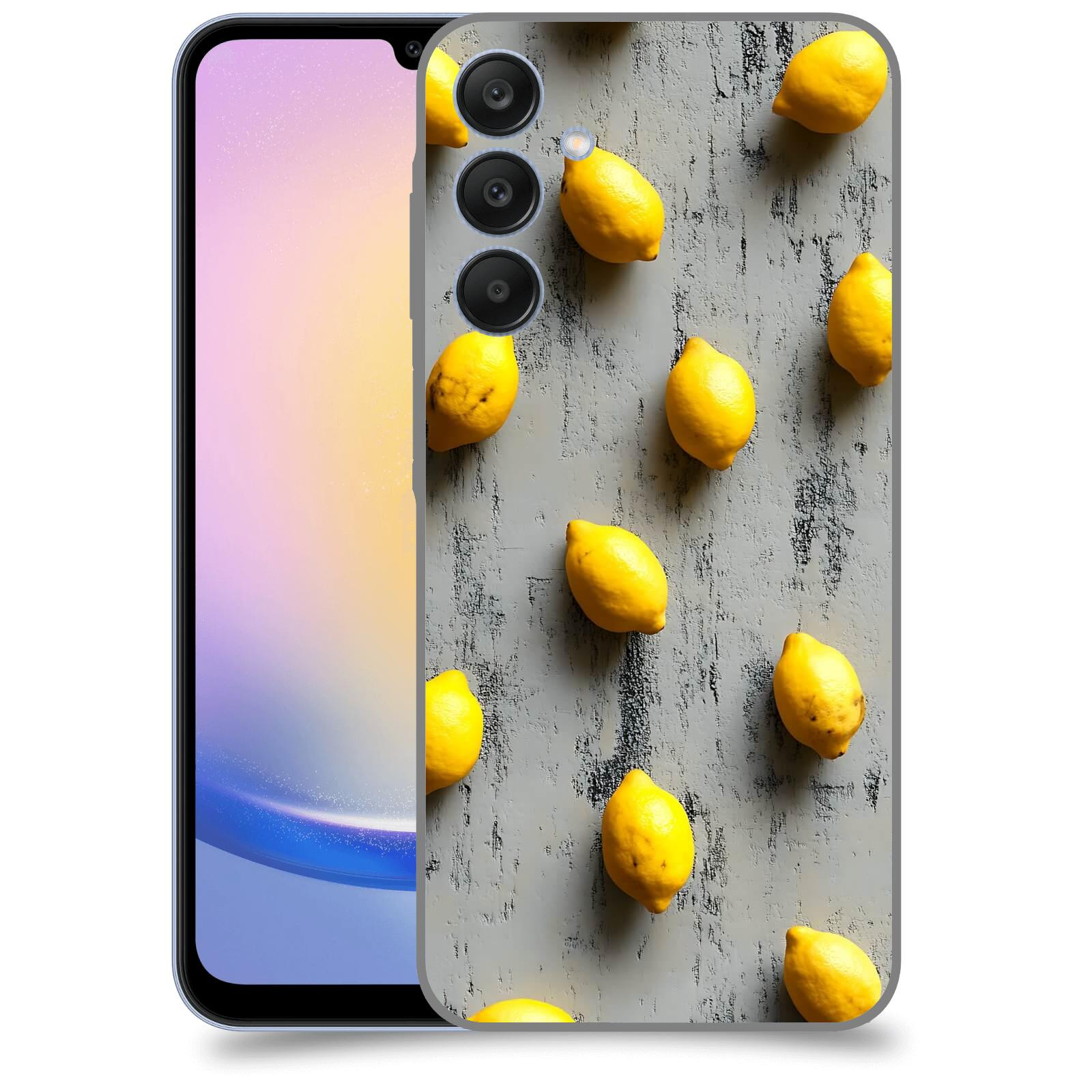 ACOVER Kryt na mobil Samsung Galaxy A25 5G - Citrusová harmonie