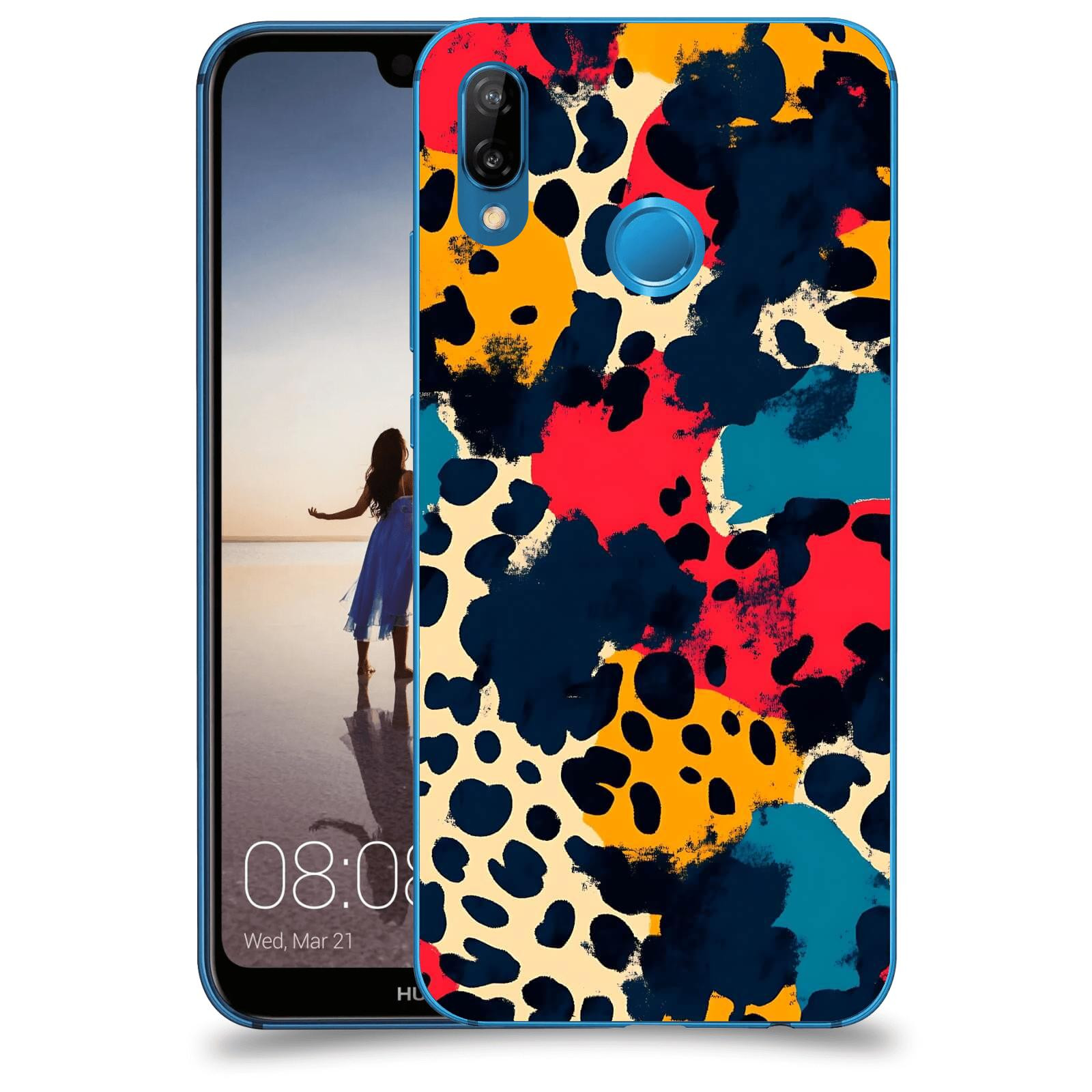 ACOVER Kryt na mobil Huawei P20 Lite - Divoká abstrakce