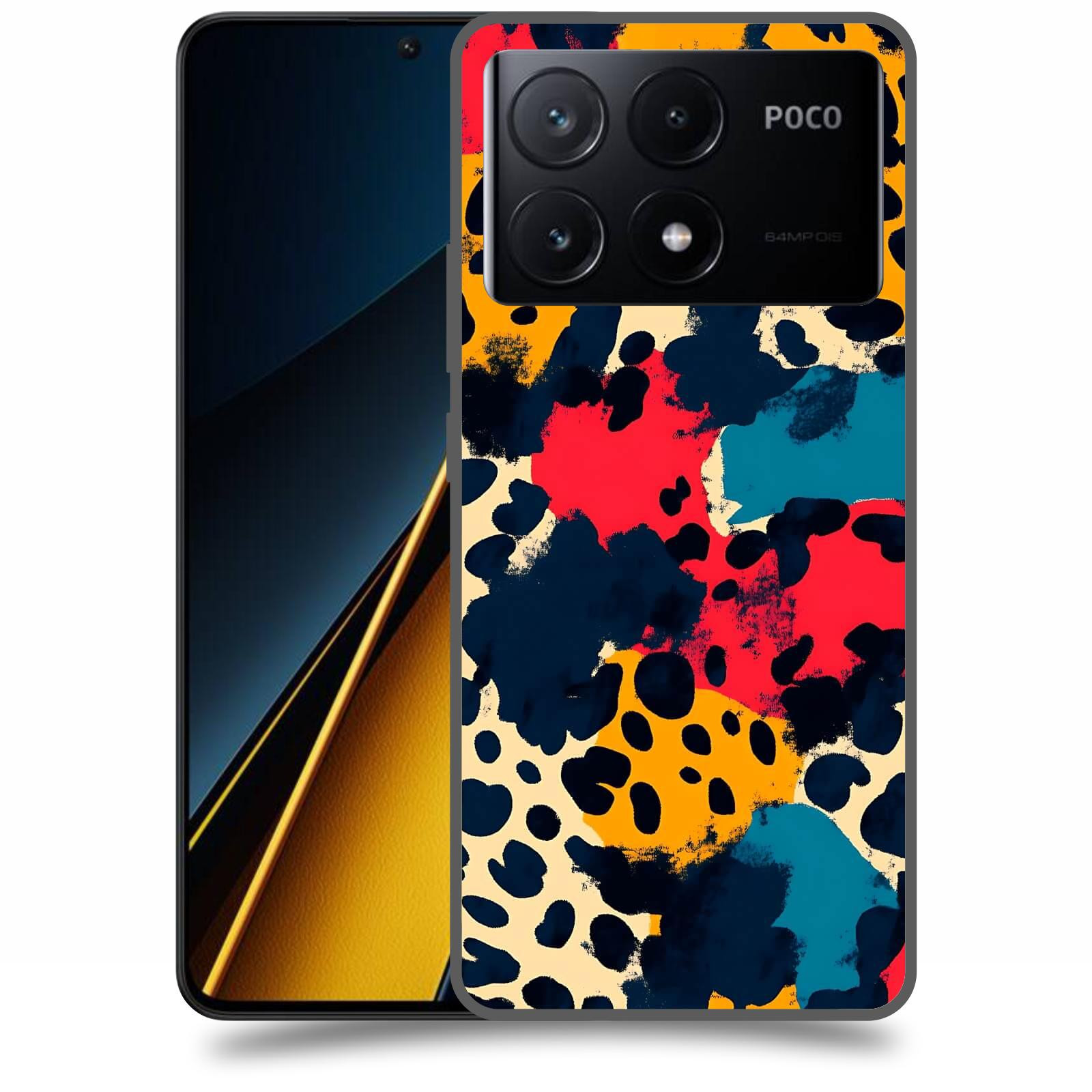 ACOVER Kryt na mobil Poco X6 Pro 5G - Divoká abstrakce