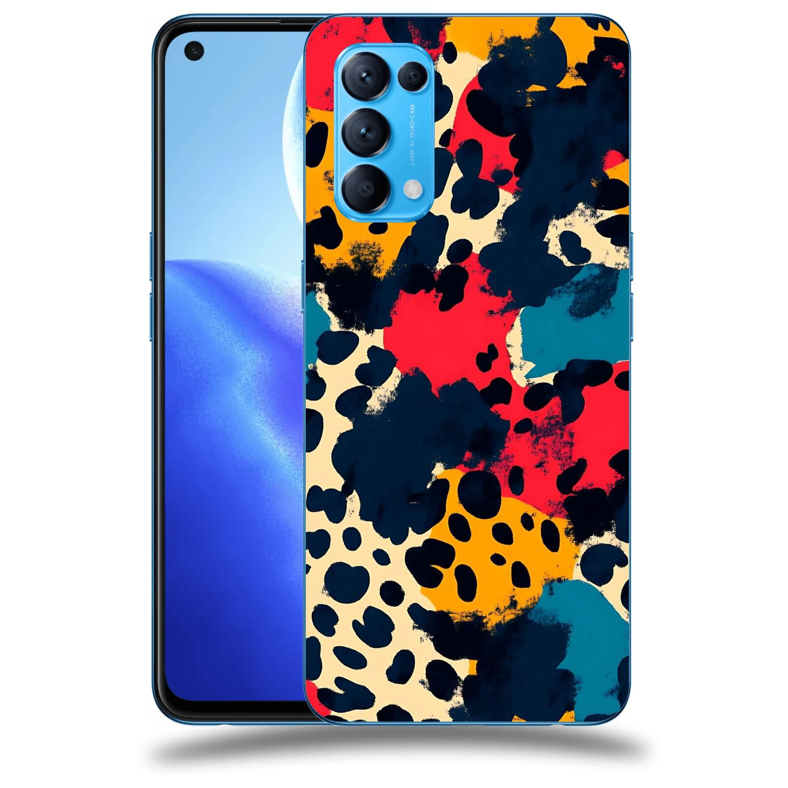 ACOVER Kryt na mobil OPPO Reno 5 5G - Divoká abstrakce