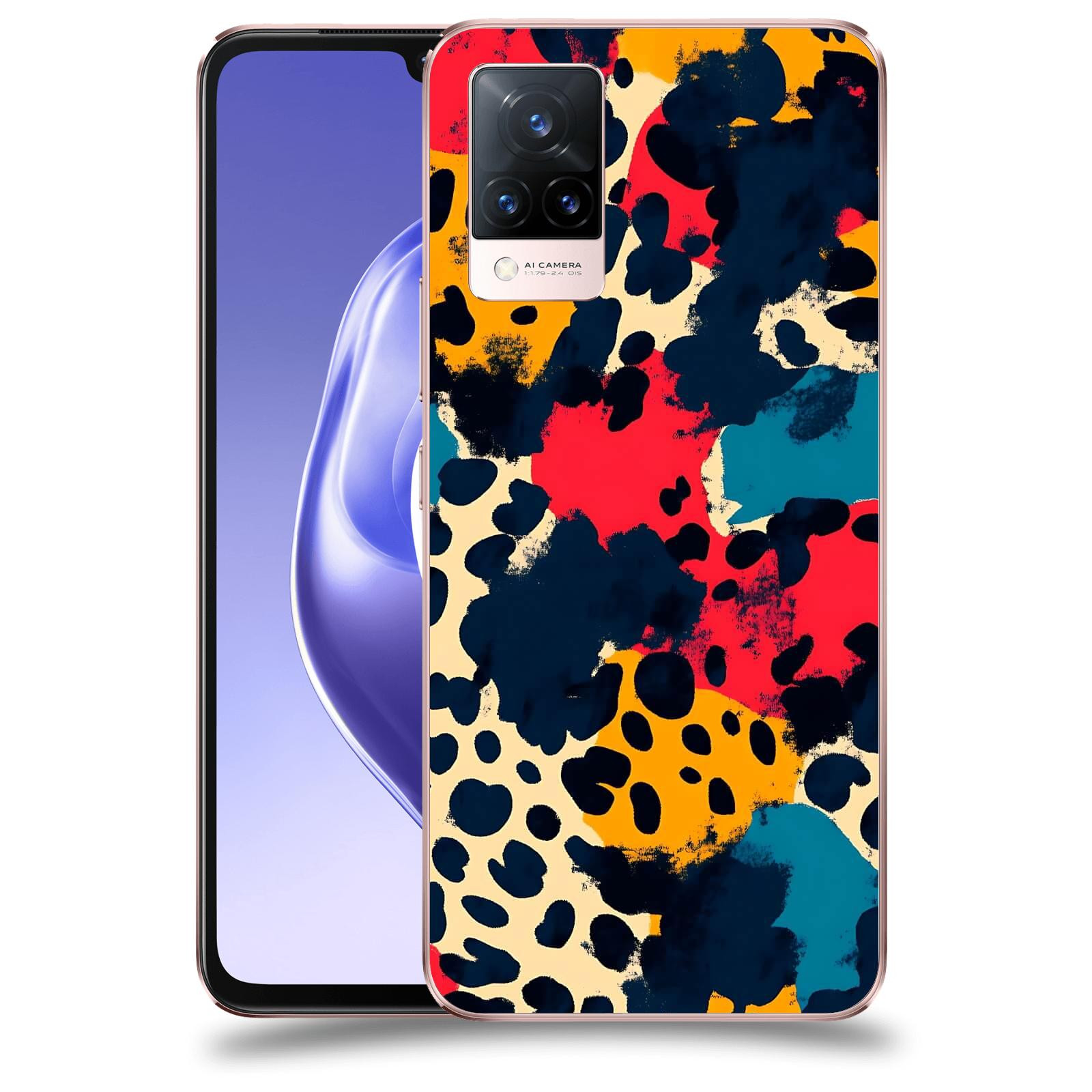 ACOVER Kryt na mobil Vivo V21 5G - Divoká abstrakce
