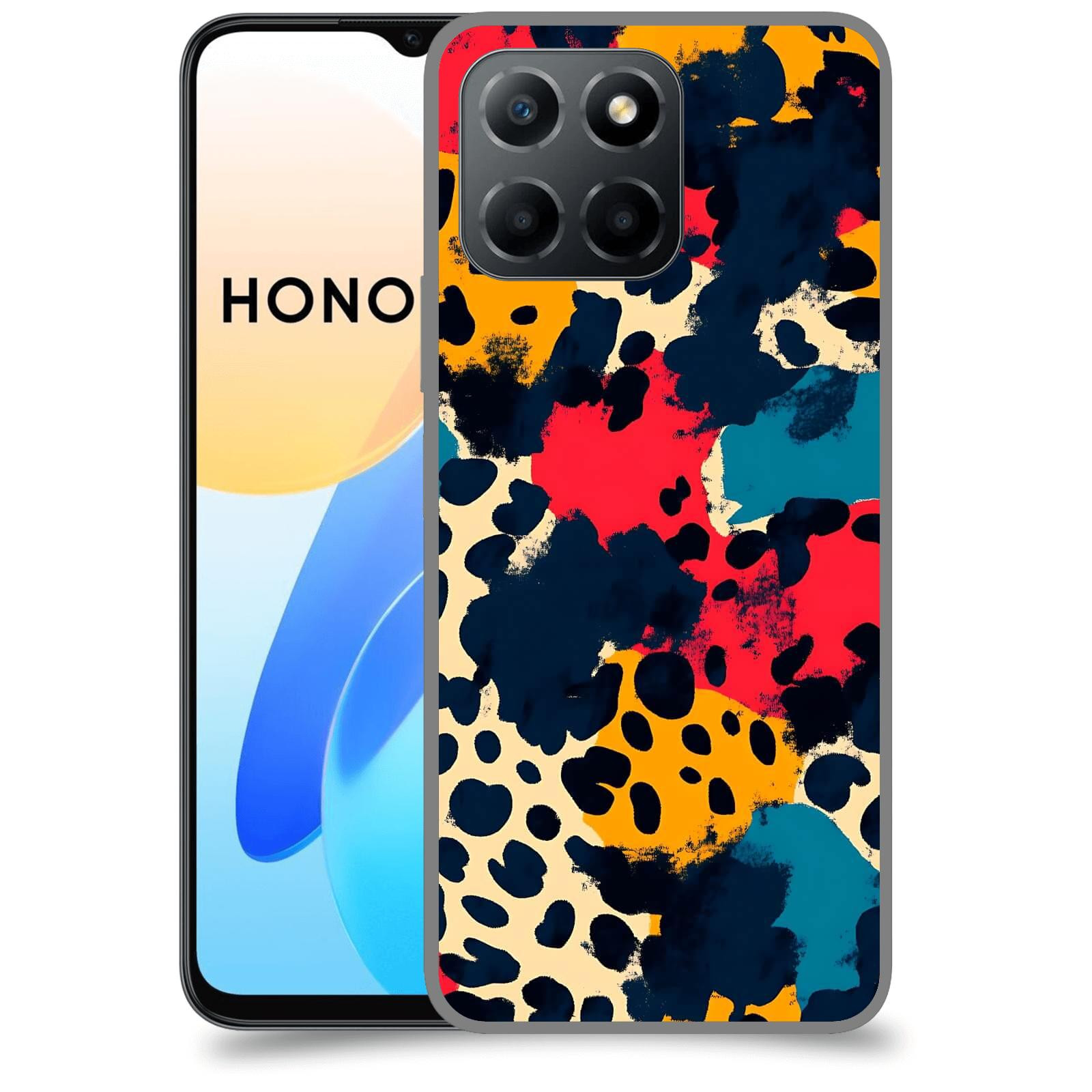 ACOVER Kryt na mobil Honor X8 4G - Divoká abstrakce