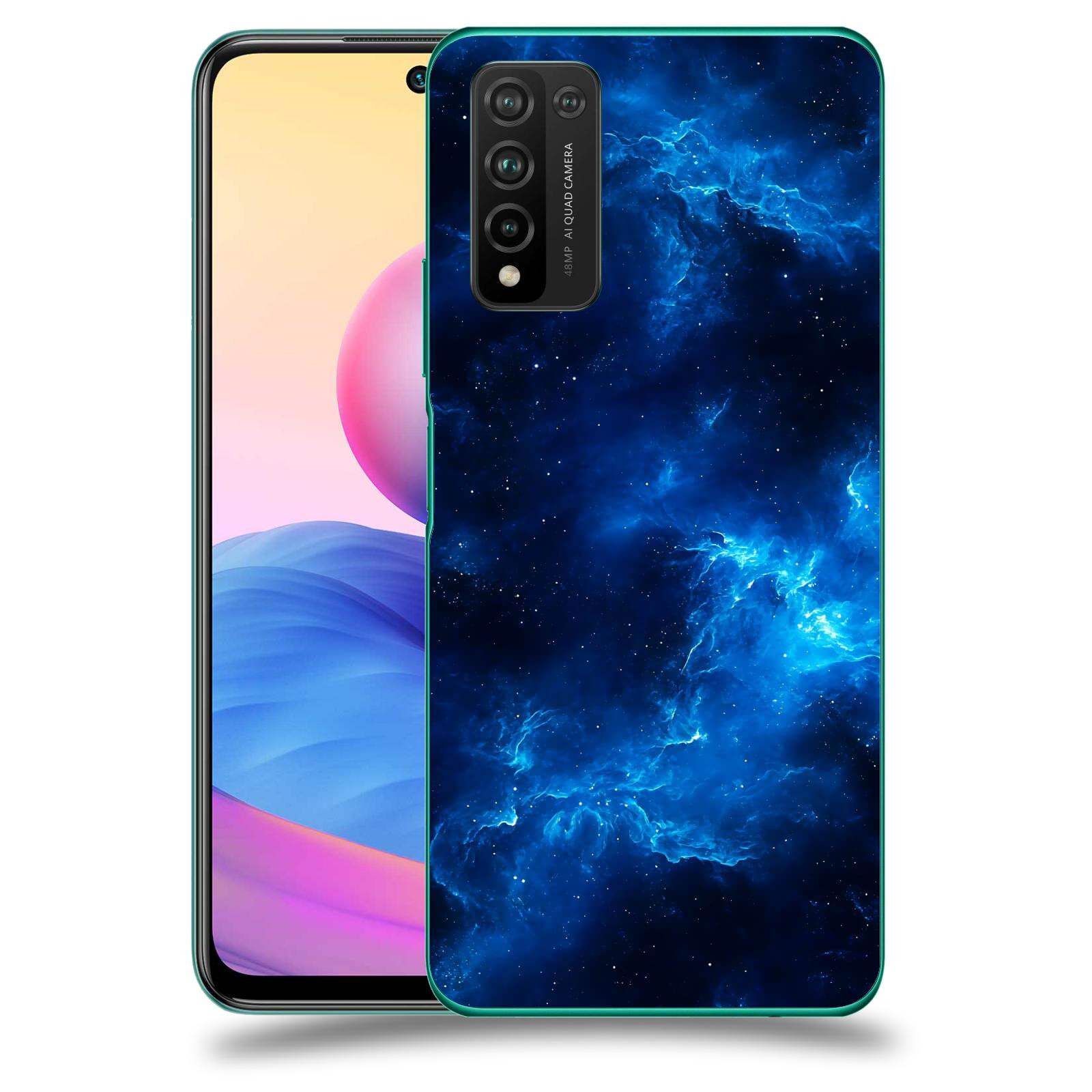 ACOVER Kryt na mobil Honor 10X Lite - Elektrická mlhovina