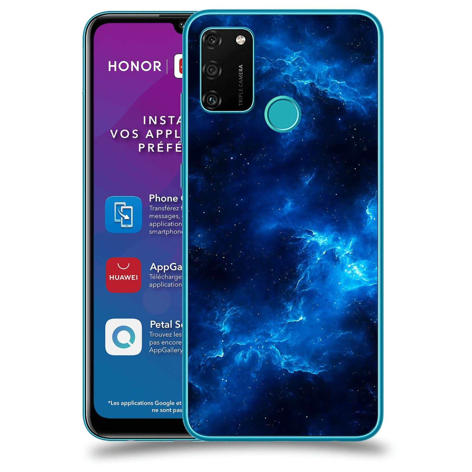 ACOVER Kryt na mobil Honor 9A - Elektrická mlhovina