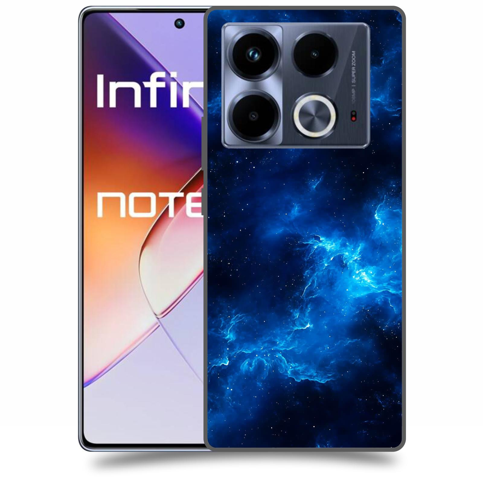 ACOVER Kryt na mobil Infinix Note 40 - Elektrická mlhovina