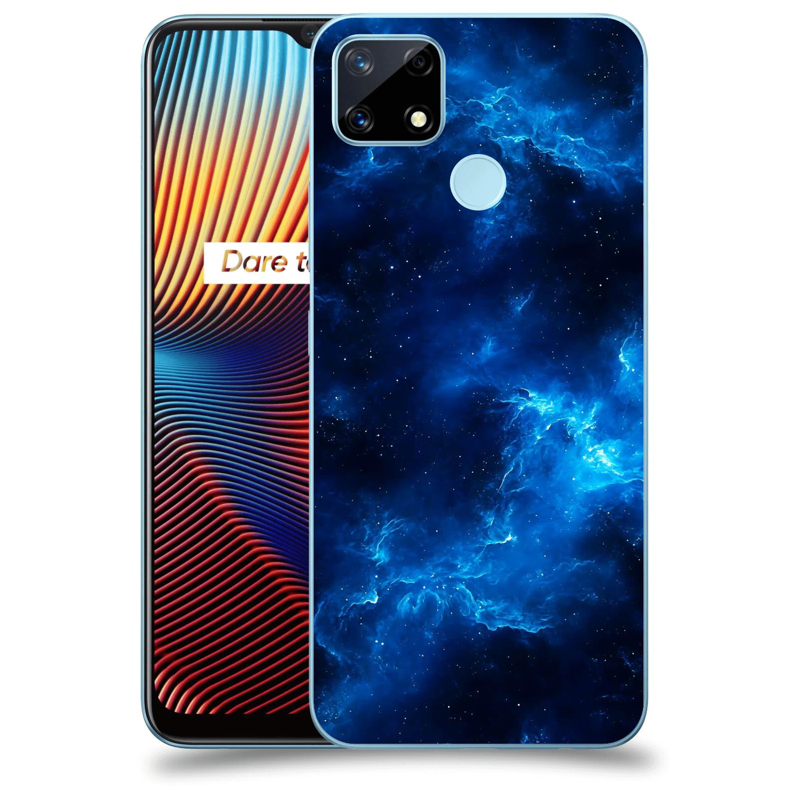 ACOVER Kryt na mobil Realme 7i - Elektrická mlhovina