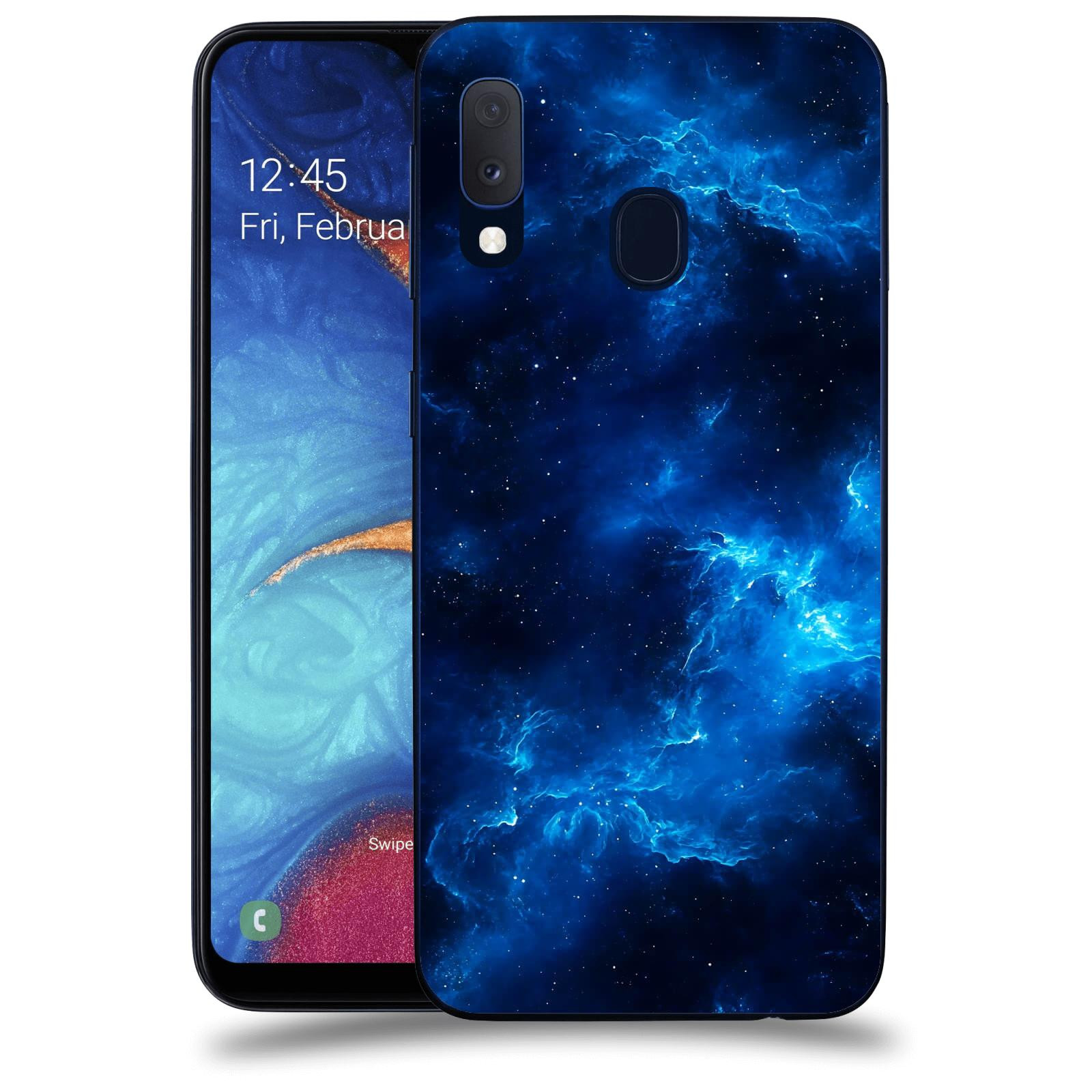 ACOVER Kryt na mobil Samsung Galaxy A20e A202F - Elektrická mlhovina