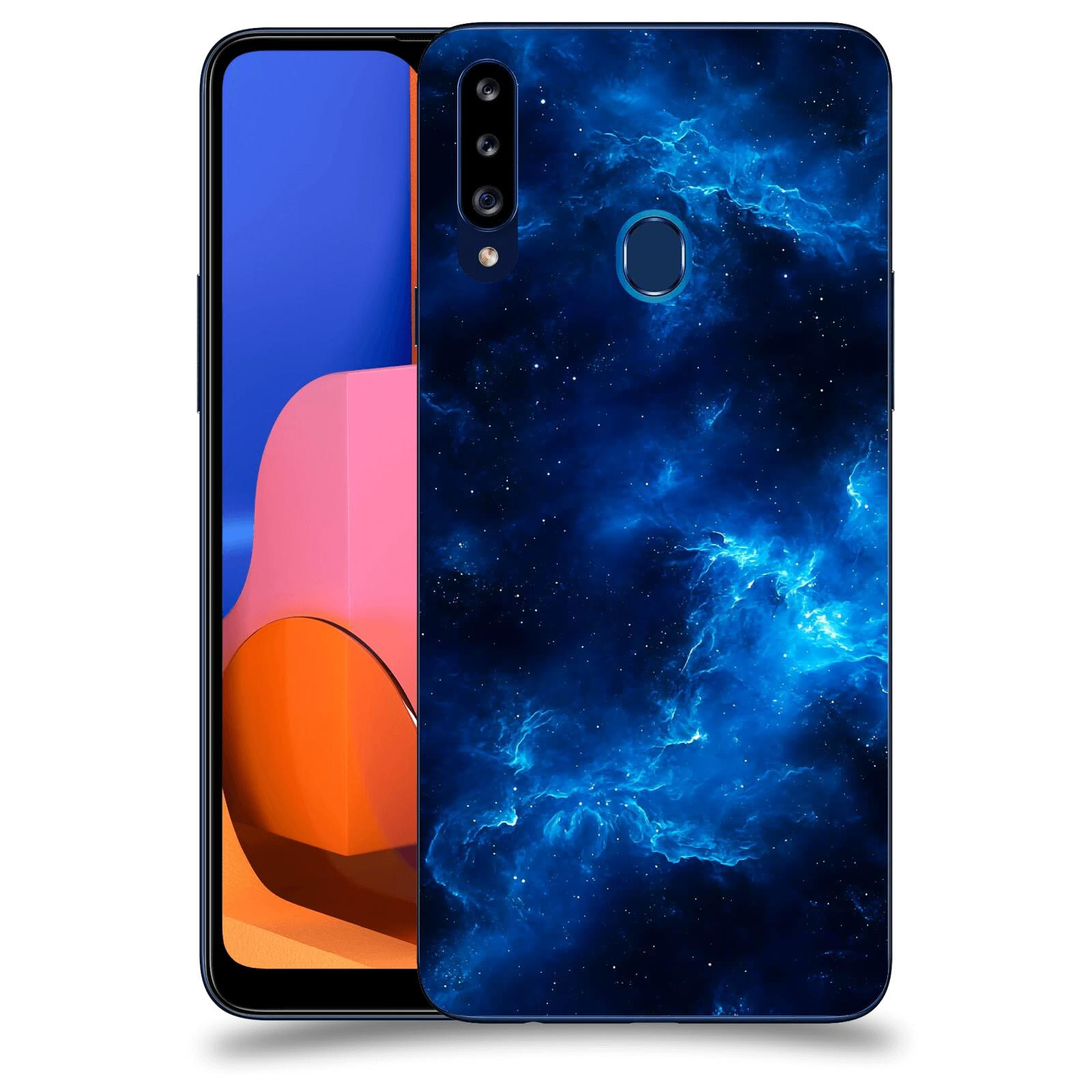 ACOVER Kryt na mobil Samsung Galaxy A20s - Elektrická mlhovina