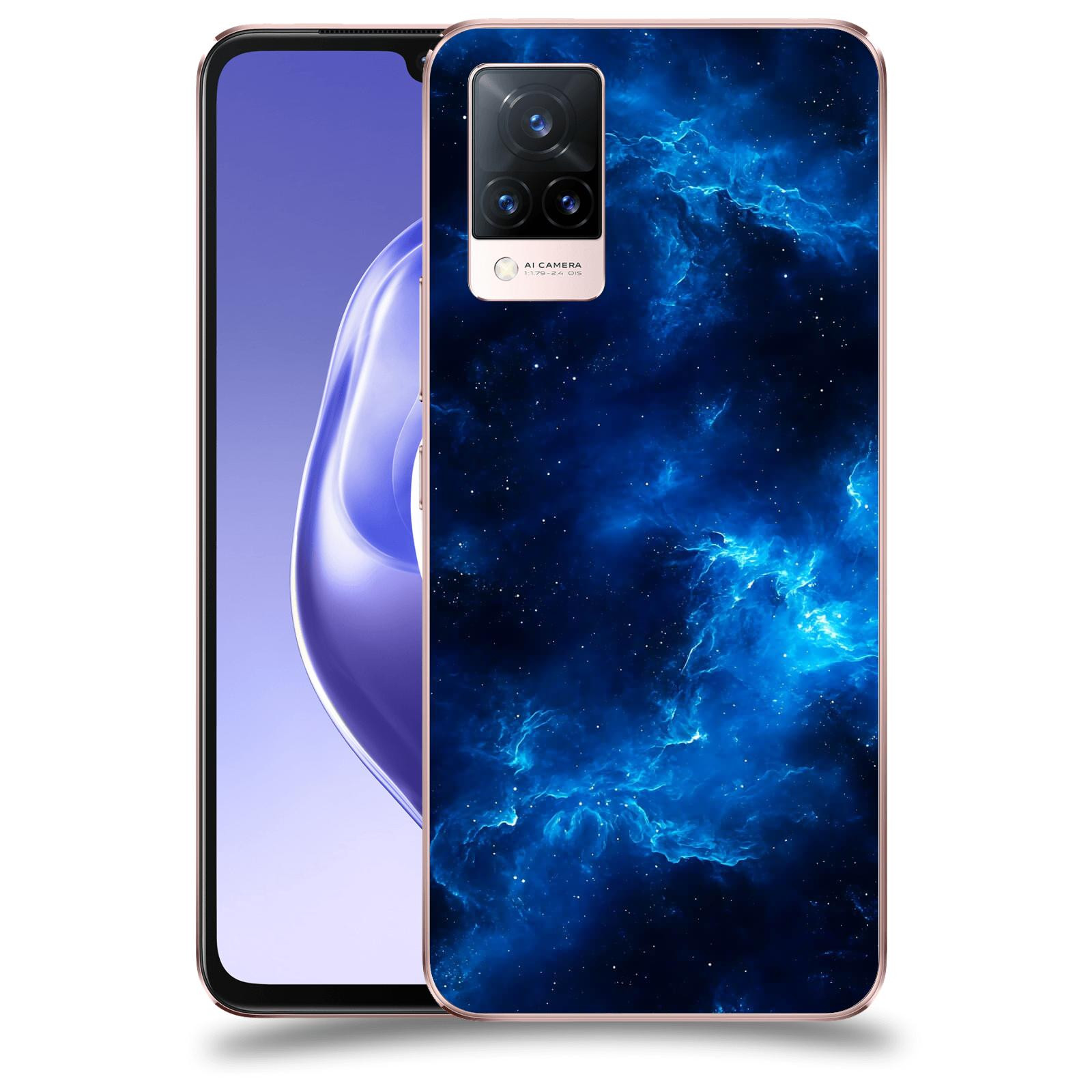 ACOVER Kryt na mobil Vivo V21 5G - Elektrická mlhovina