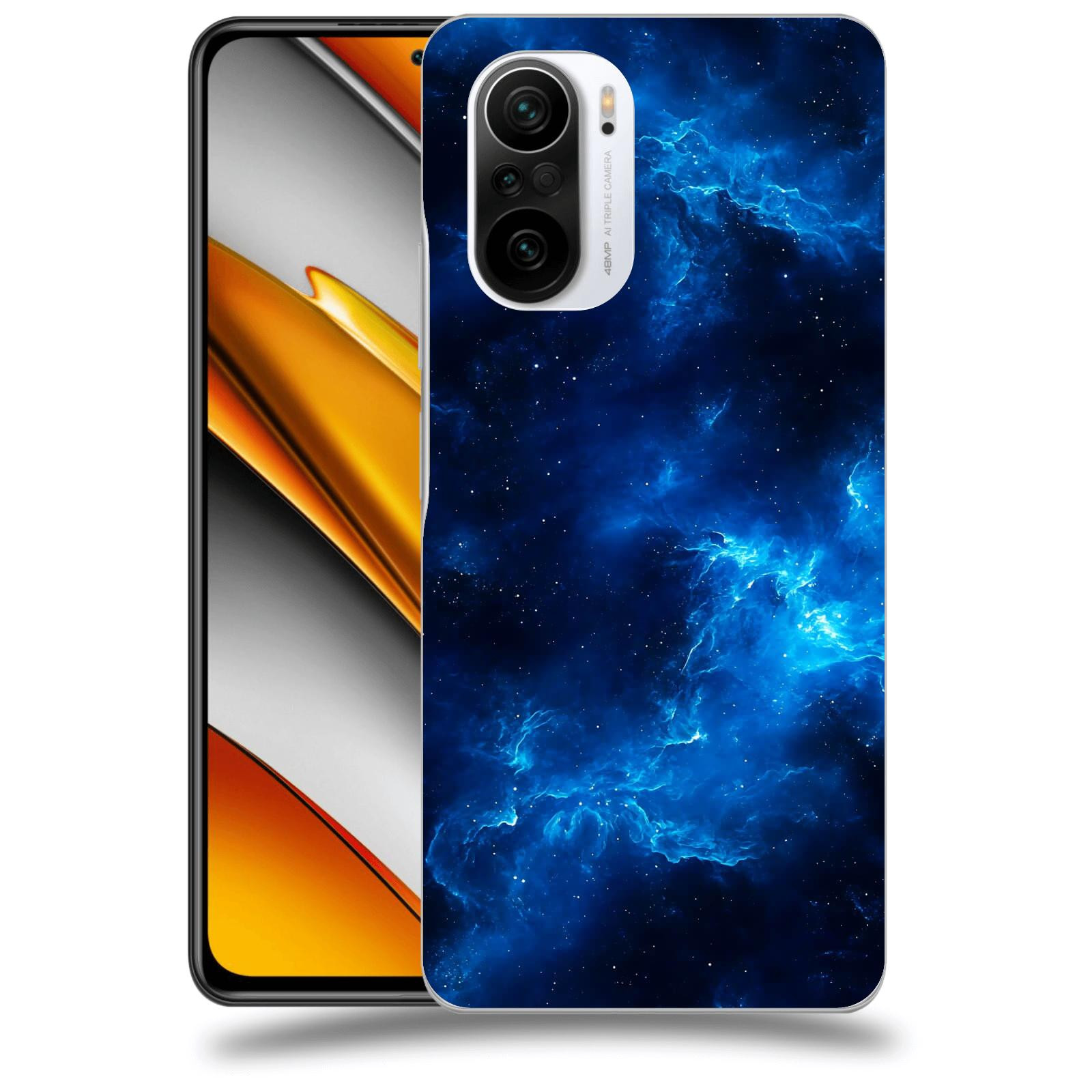 ACOVER Kryt na mobil Xiaomi Poco F3 - Elektrická mlhovina