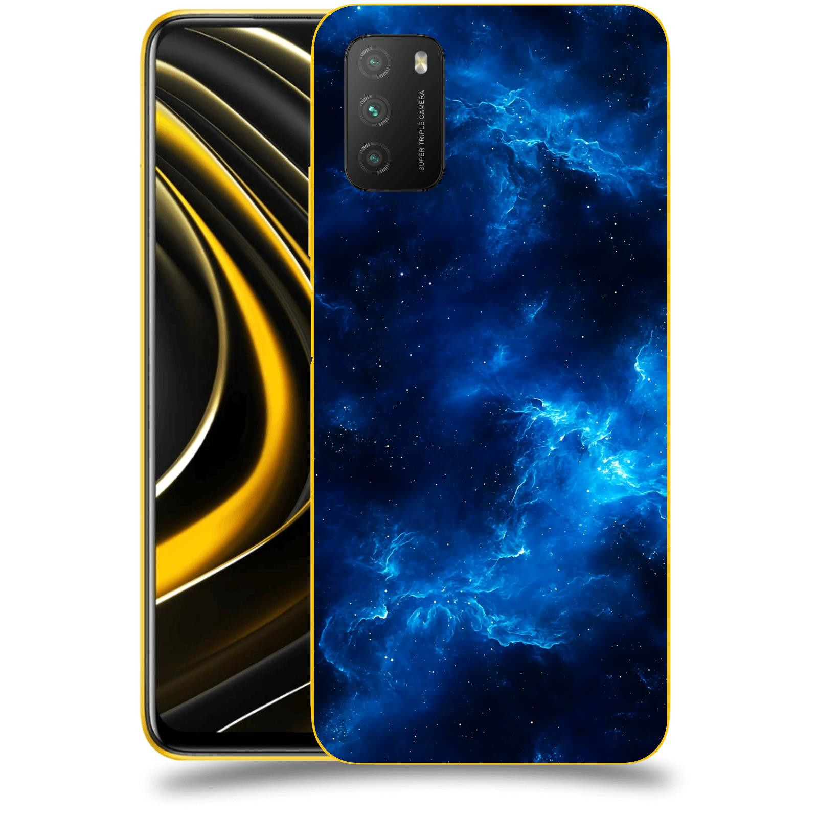 ACOVER Kryt na mobil Xiaomi Poco M3 - Elektrická mlhovina