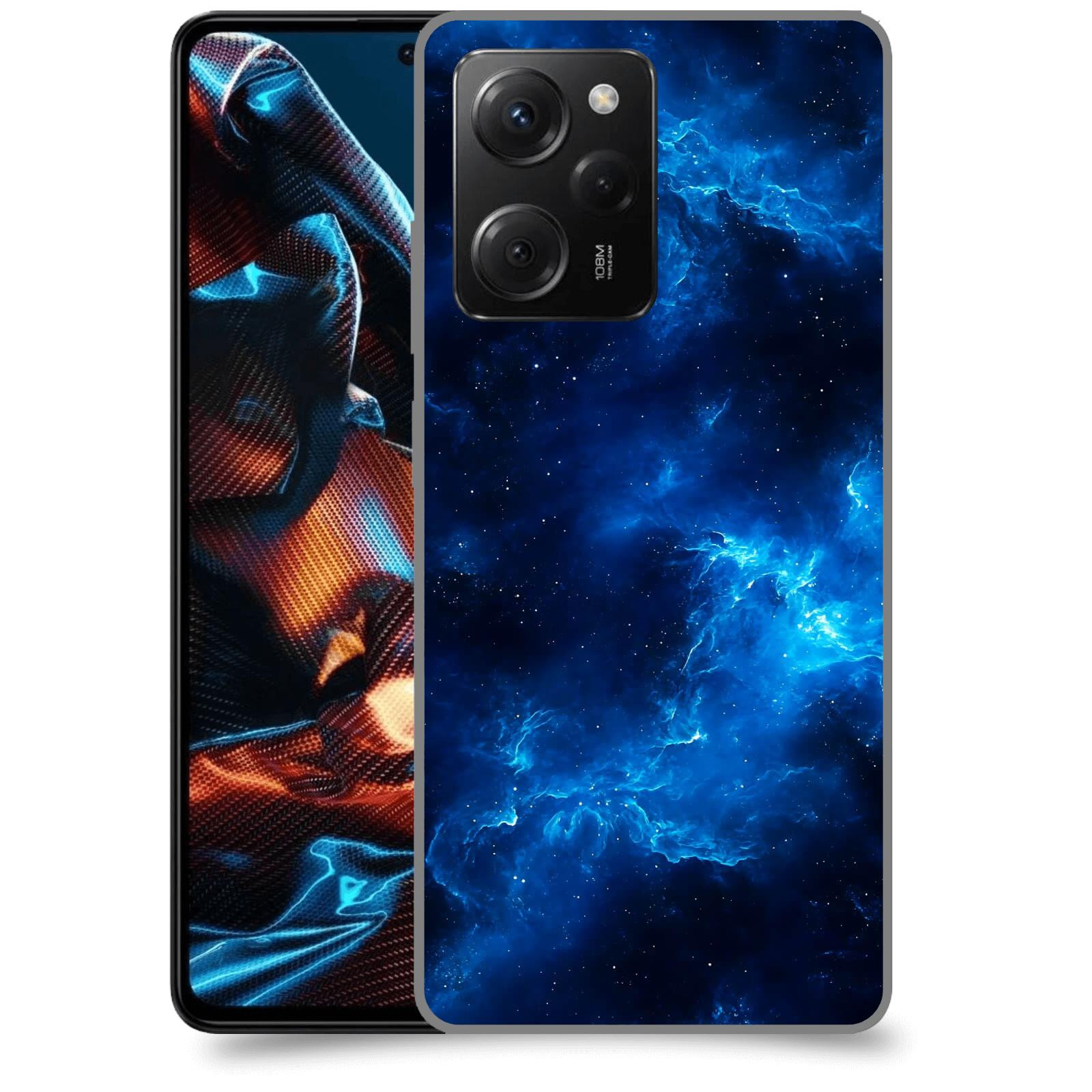 ACOVER Kryt na mobil Xiaomi Poco X5 Pro - Elektrická mlhovina