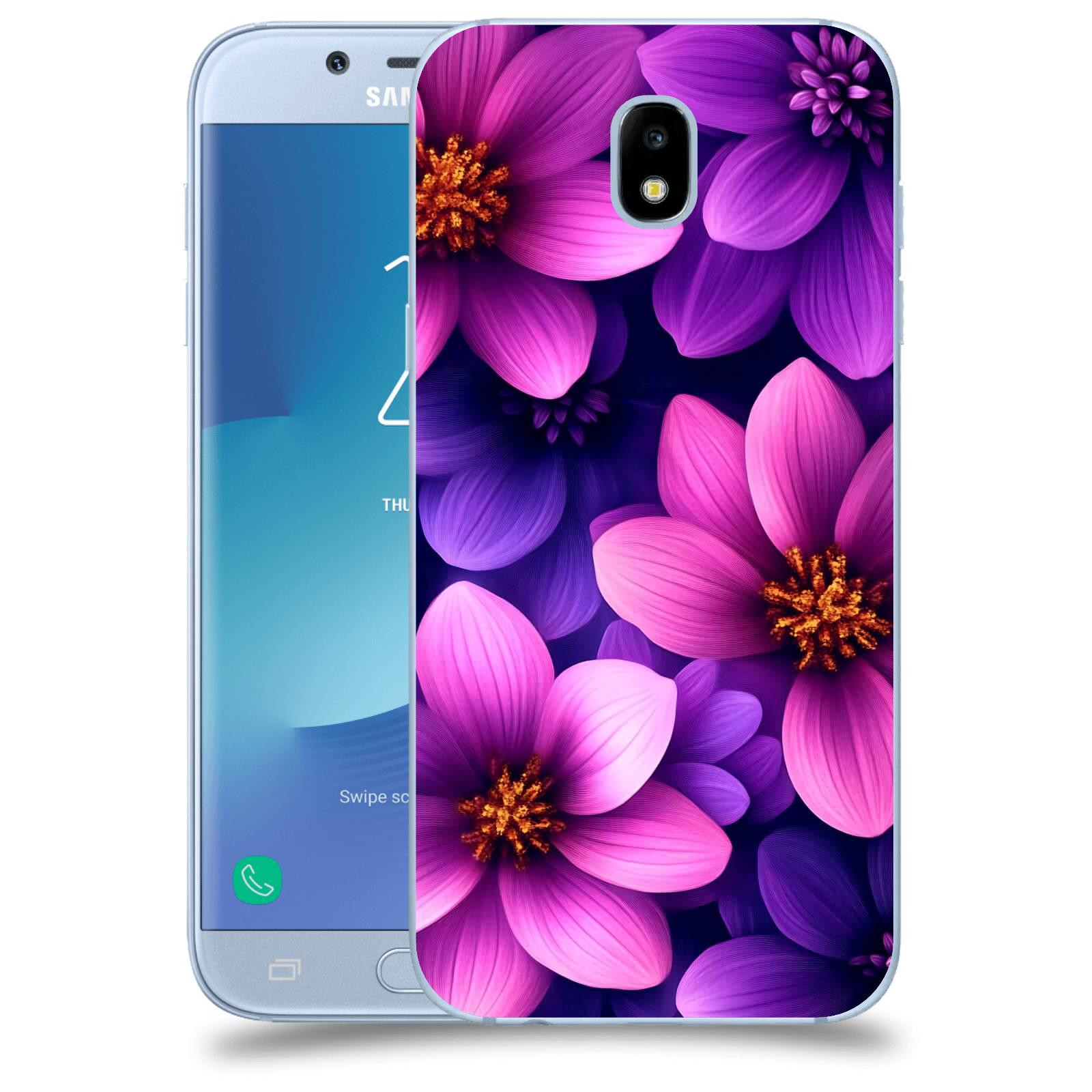 ACOVER Kryt na mobil Samsung Galaxy J5 2017 J530F - Fialové květiny
