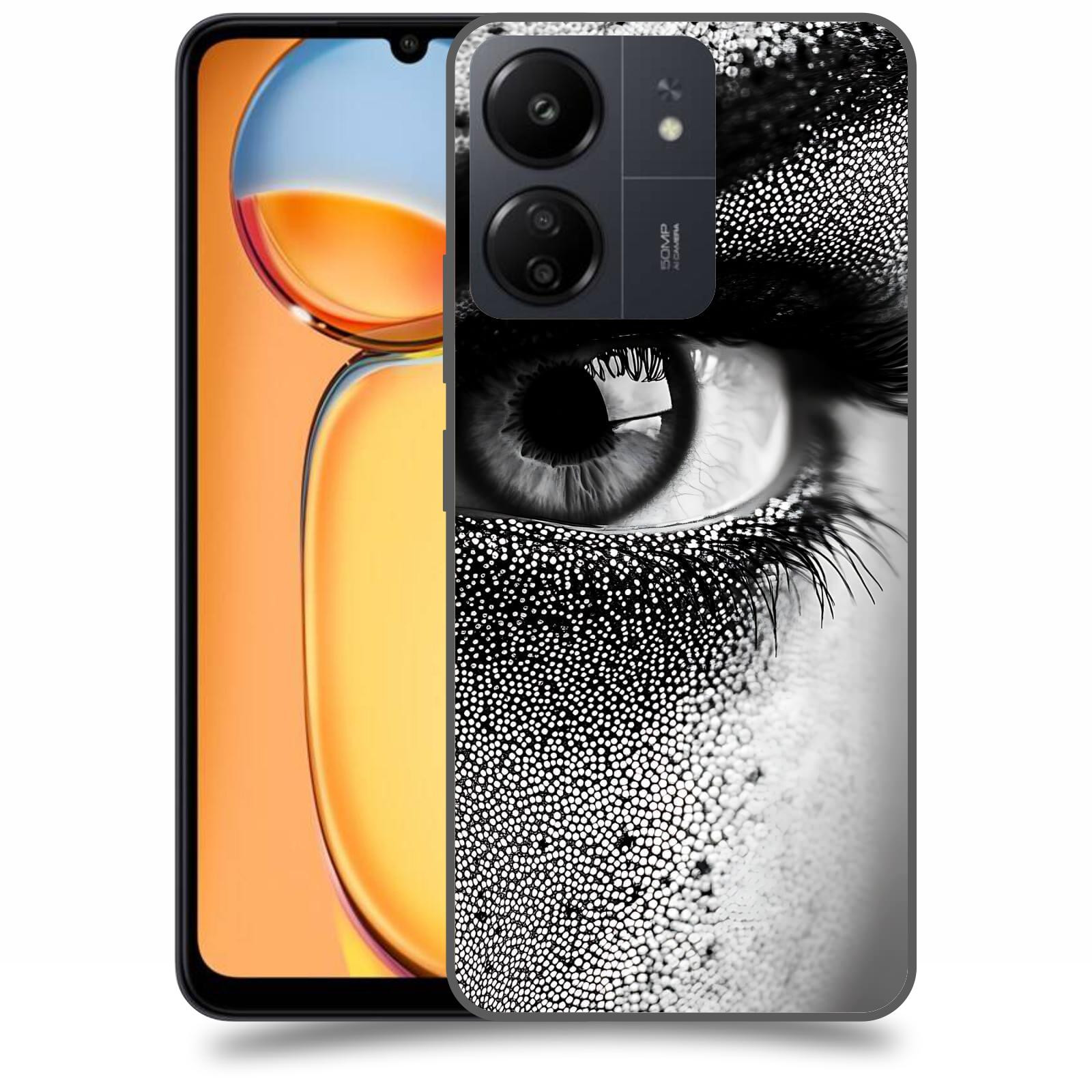 ACOVER Kryt na mobil Xiaomi Redmi 13C 4G  Intenzivní pohled