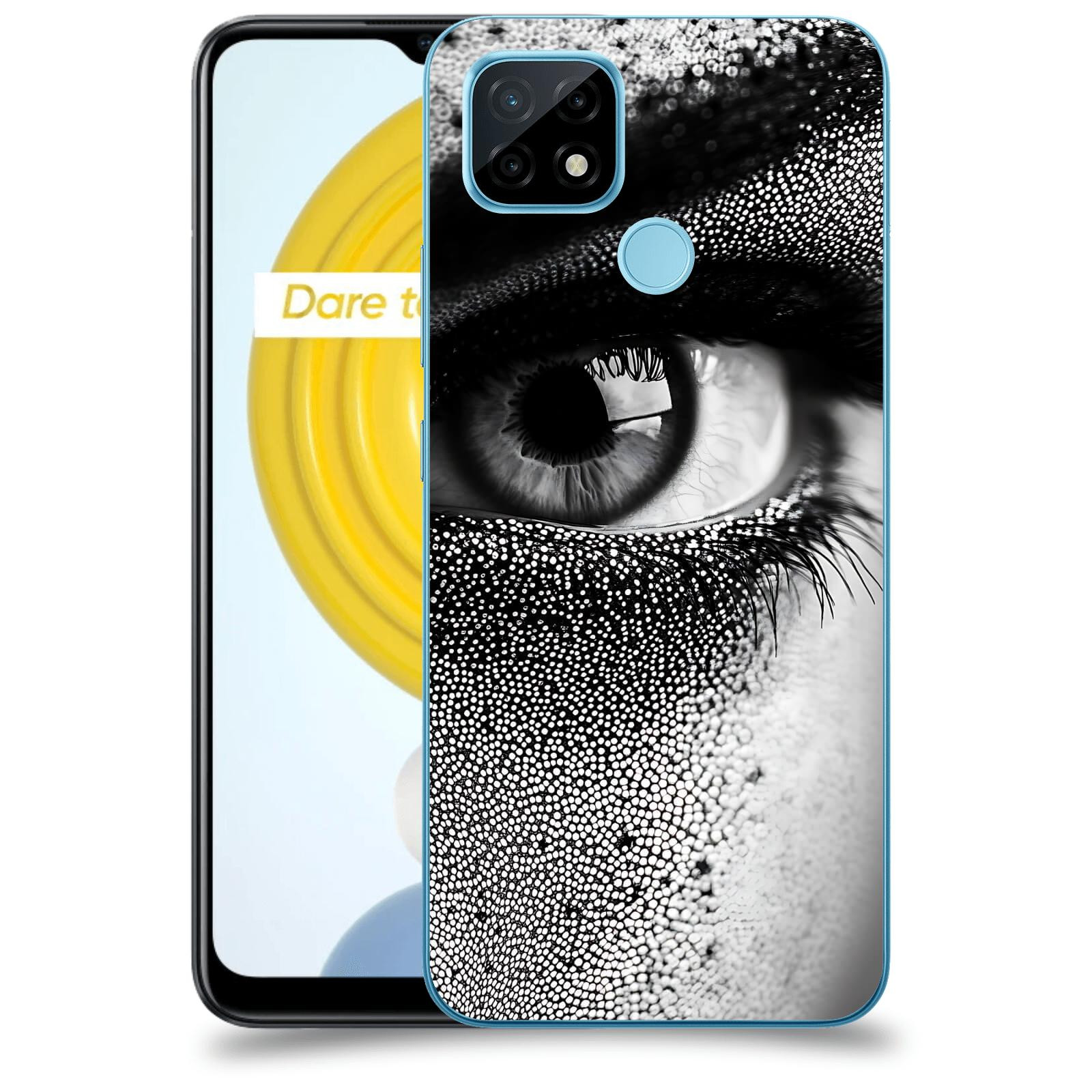 ACOVER Kryt na mobil Realme C21 - Intenzivní pohled
