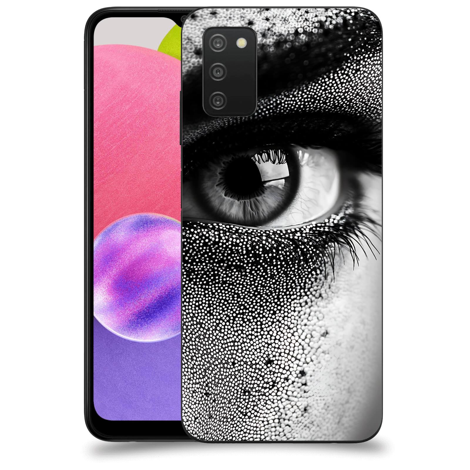 ACOVER Kryt na mobil Samsung Galaxy A03s A037G - Intenzivní pohled