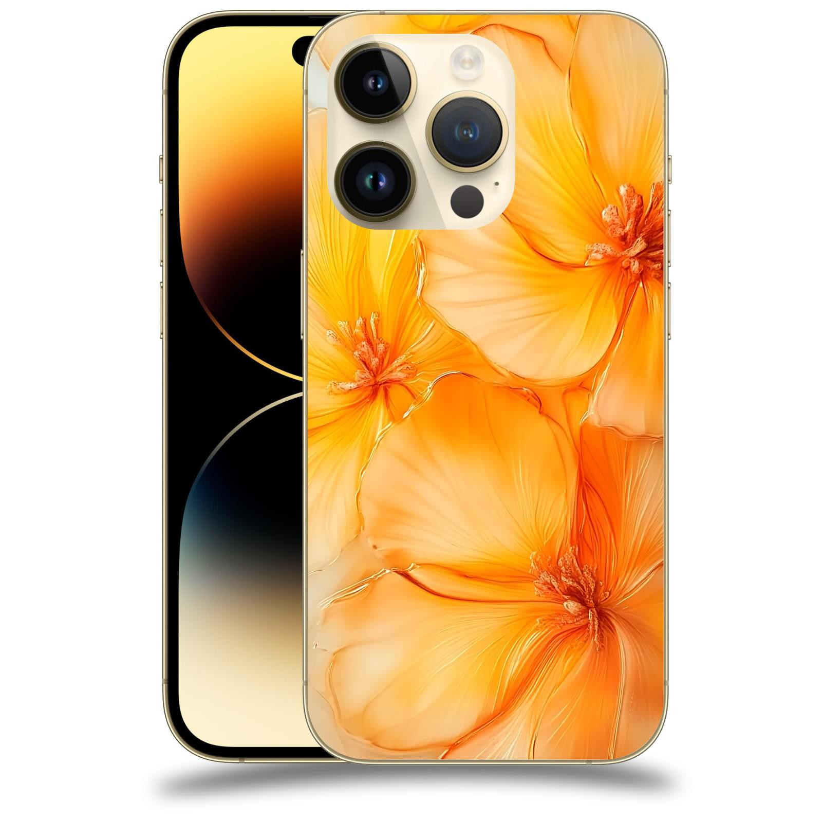 ACOVER Kryt na mobil Apple iPhone 14 Pro - Jantarová něžnost