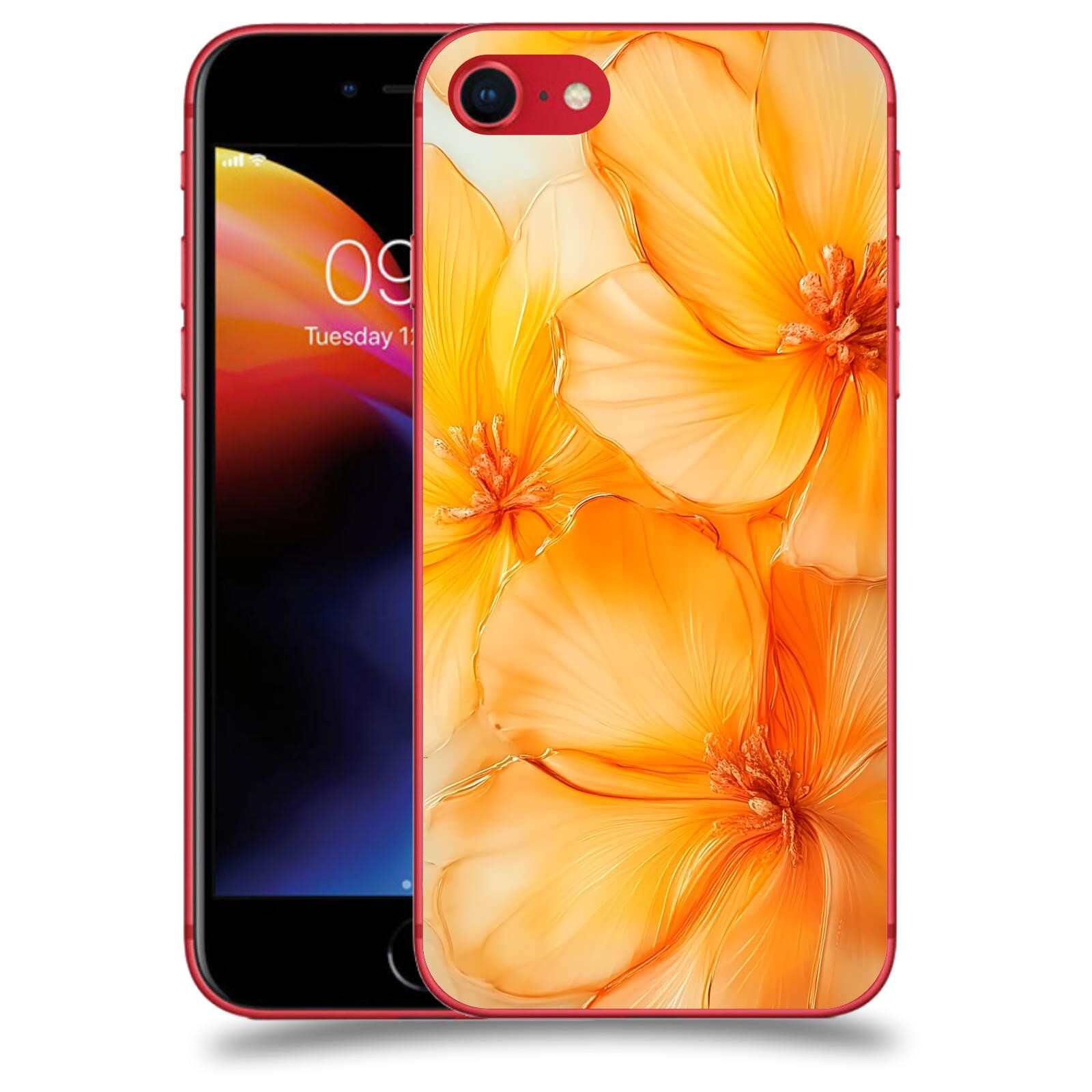 ACOVER Kryt na mobil Apple iPhone 8 - Jantarová něžnost