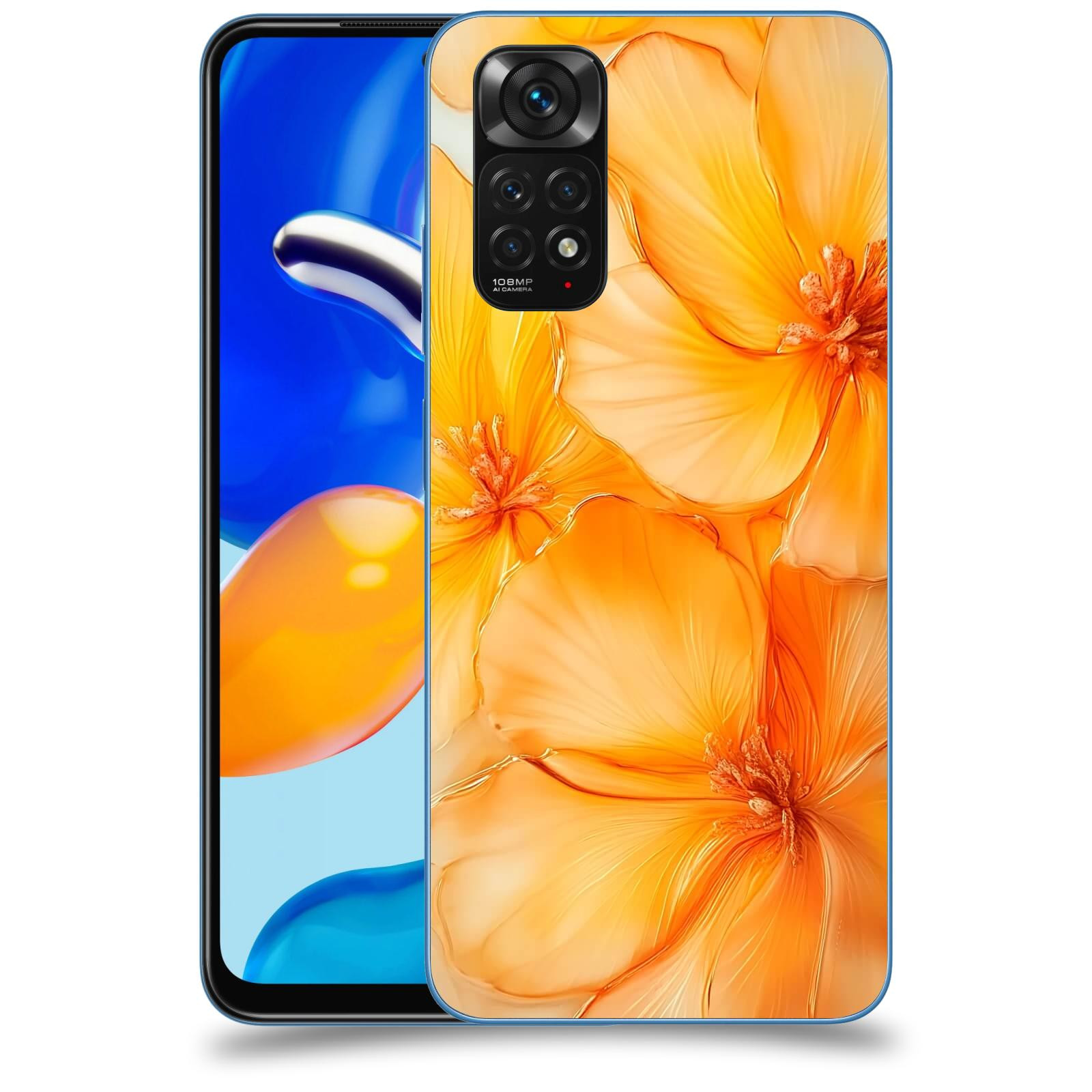 ACOVER Kryt na mobil Xiaomi Redmi Note 11S - Jantarová něžnost