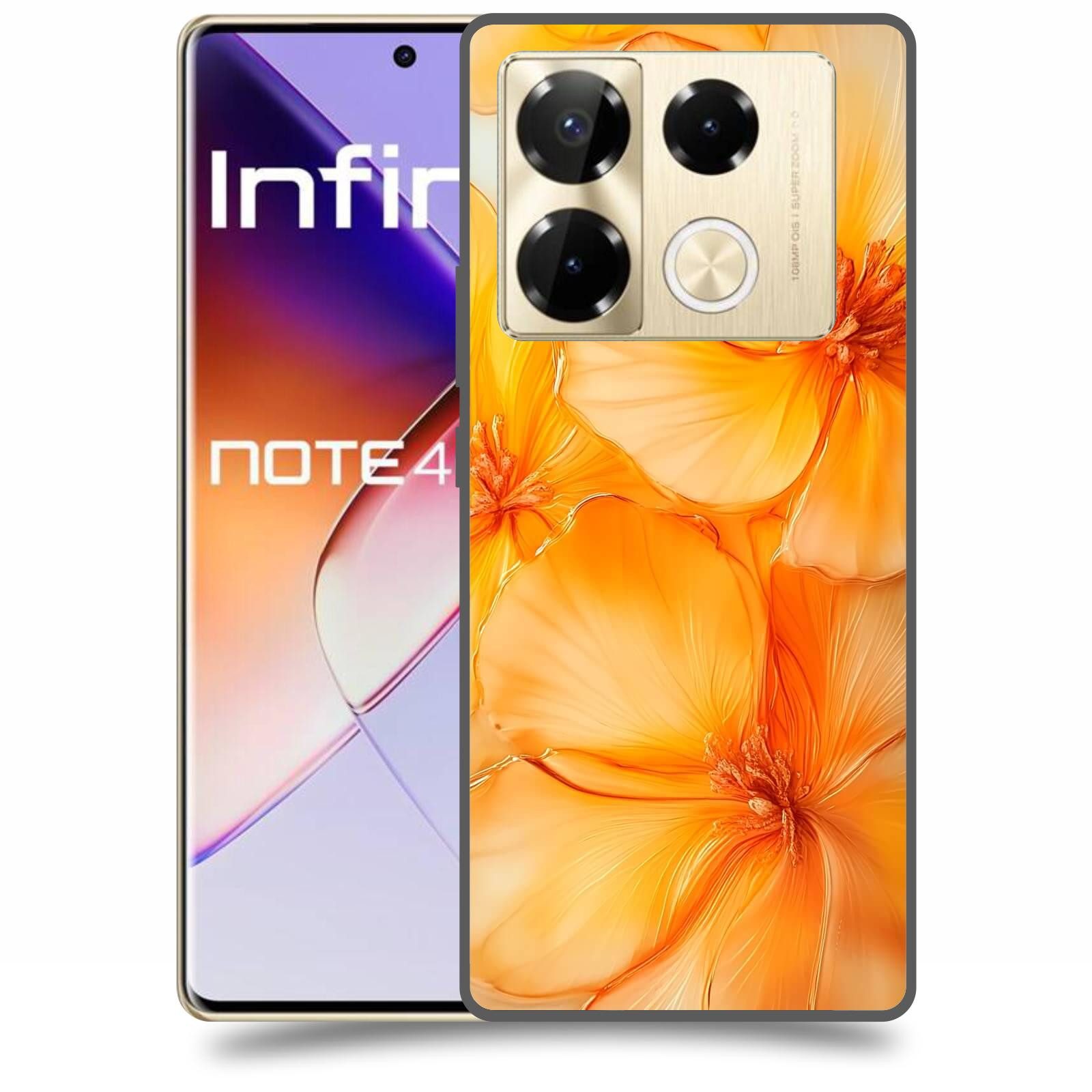 ACOVER Kryt na mobil Infinix Note 40 PRO - Jantarová něžnost