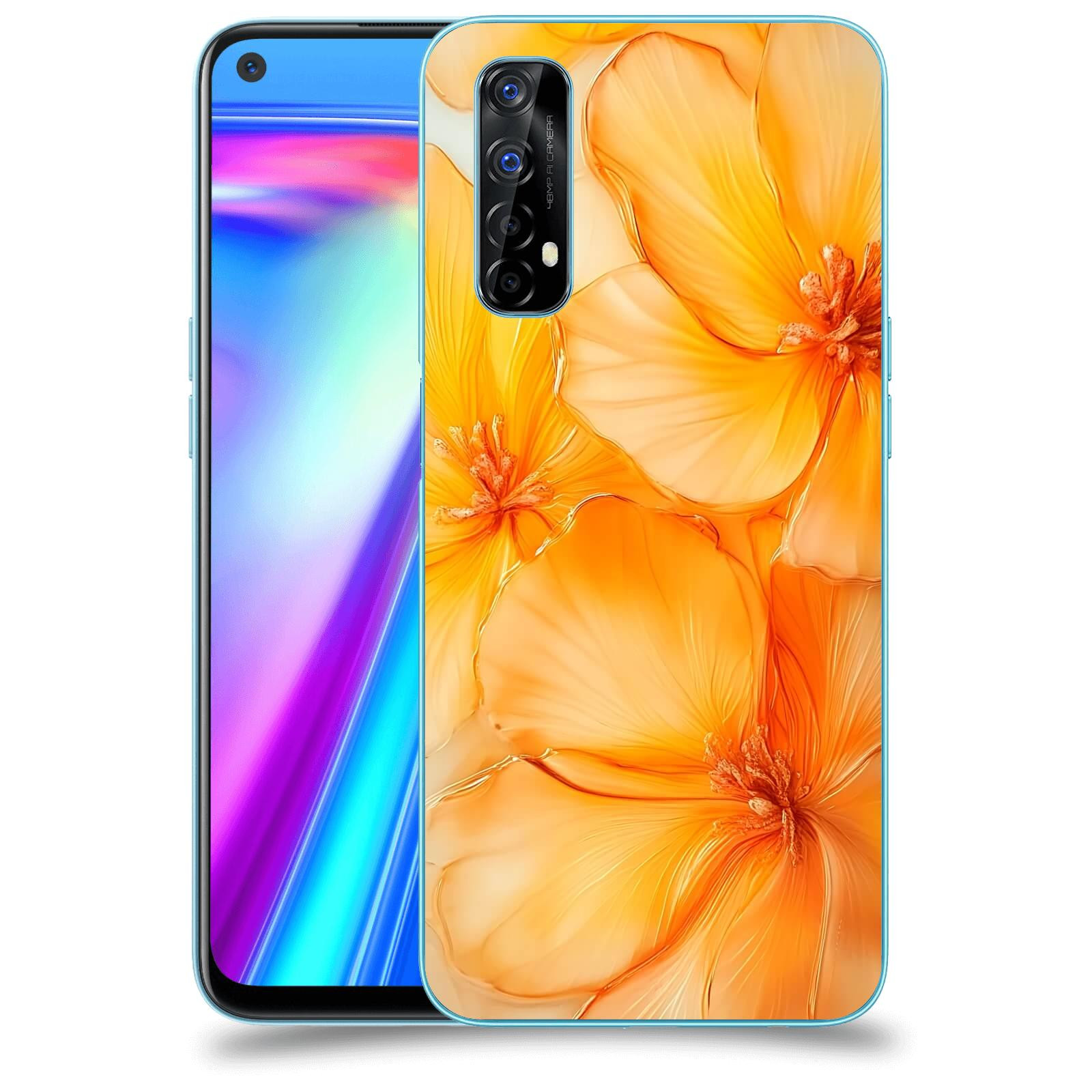 ACOVER Kryt na mobil Realme 7 - Jantarová něžnost