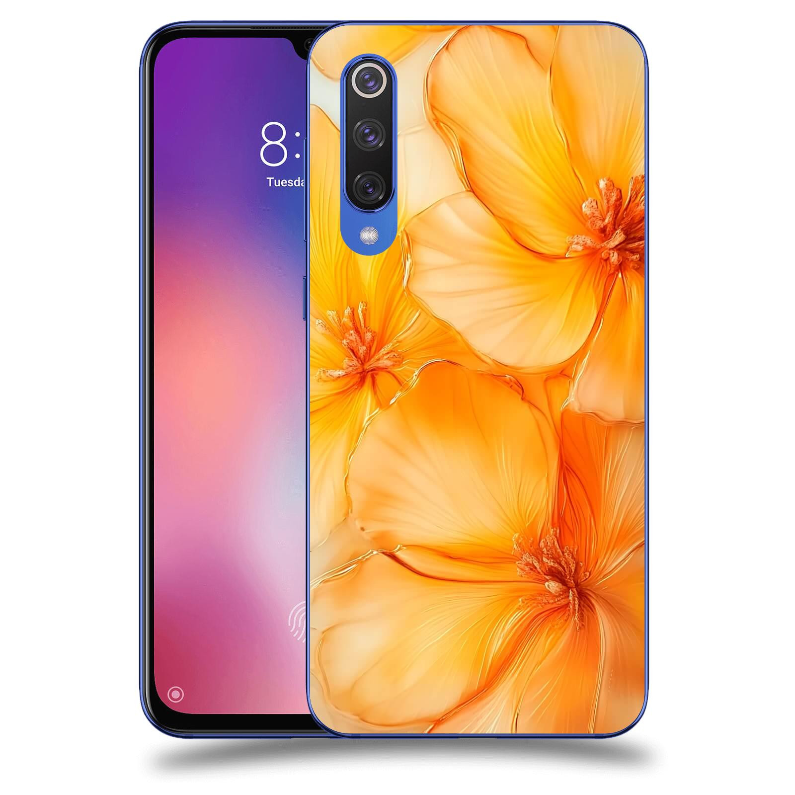 ACOVER Kryt na mobil Xiaomi Mi 9 SE - Jantarová něžnost