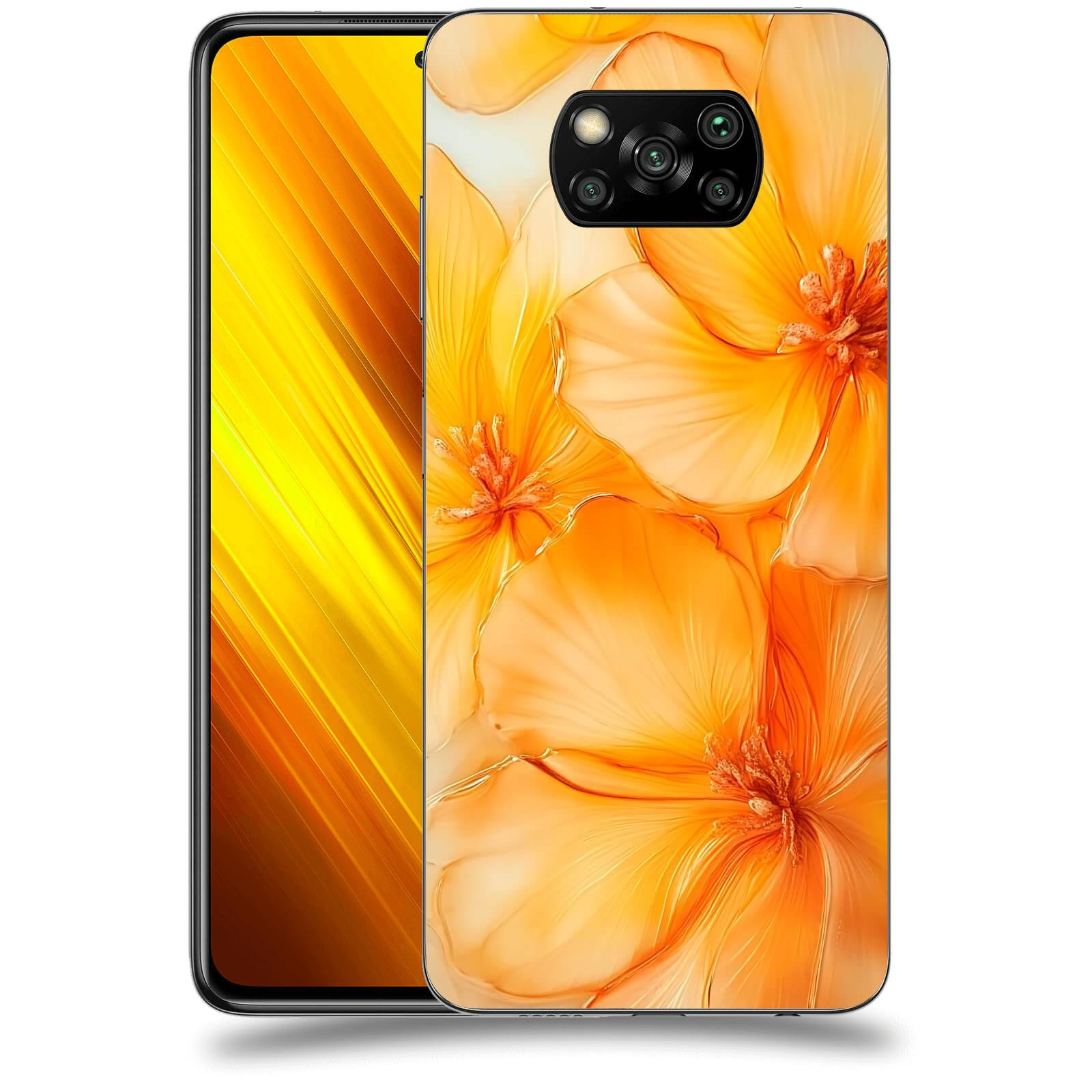ACOVER Kryt na mobil Xiaomi Poco X3 - Jantarová něžnost