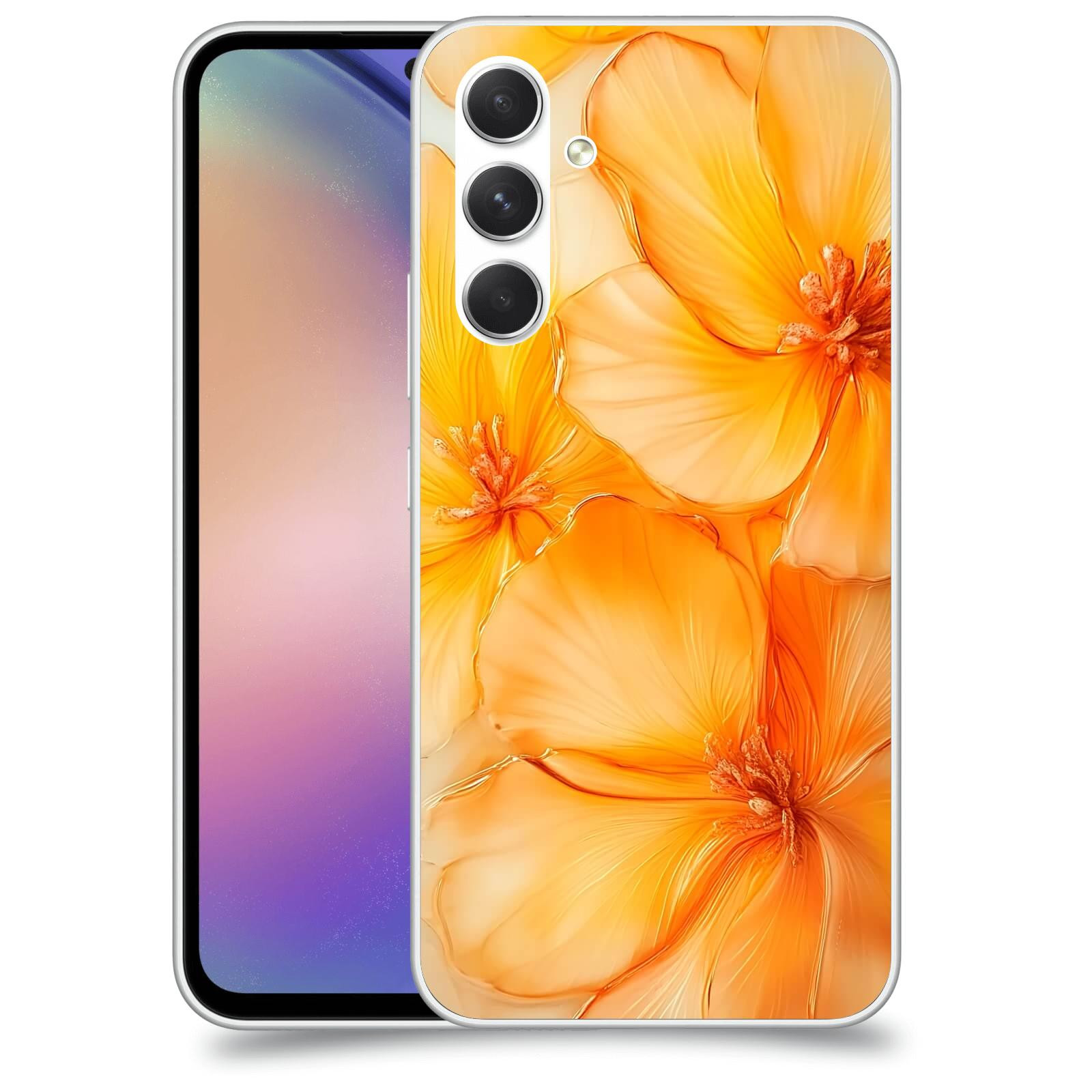 ACOVER Kryt na mobil Samsung Galaxy M54 5G - Jantarová něžnost
