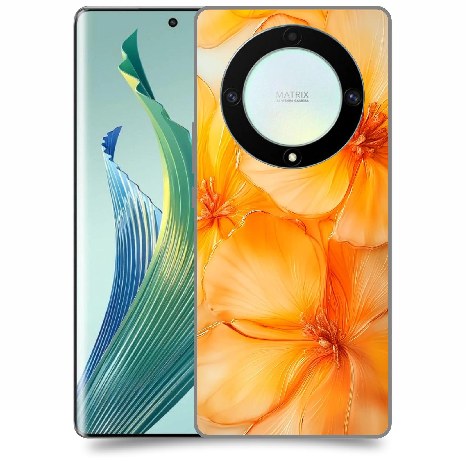 ACOVER Kryt na mobil Honor Magic 5 Lite 5G - Jantarová něžnost