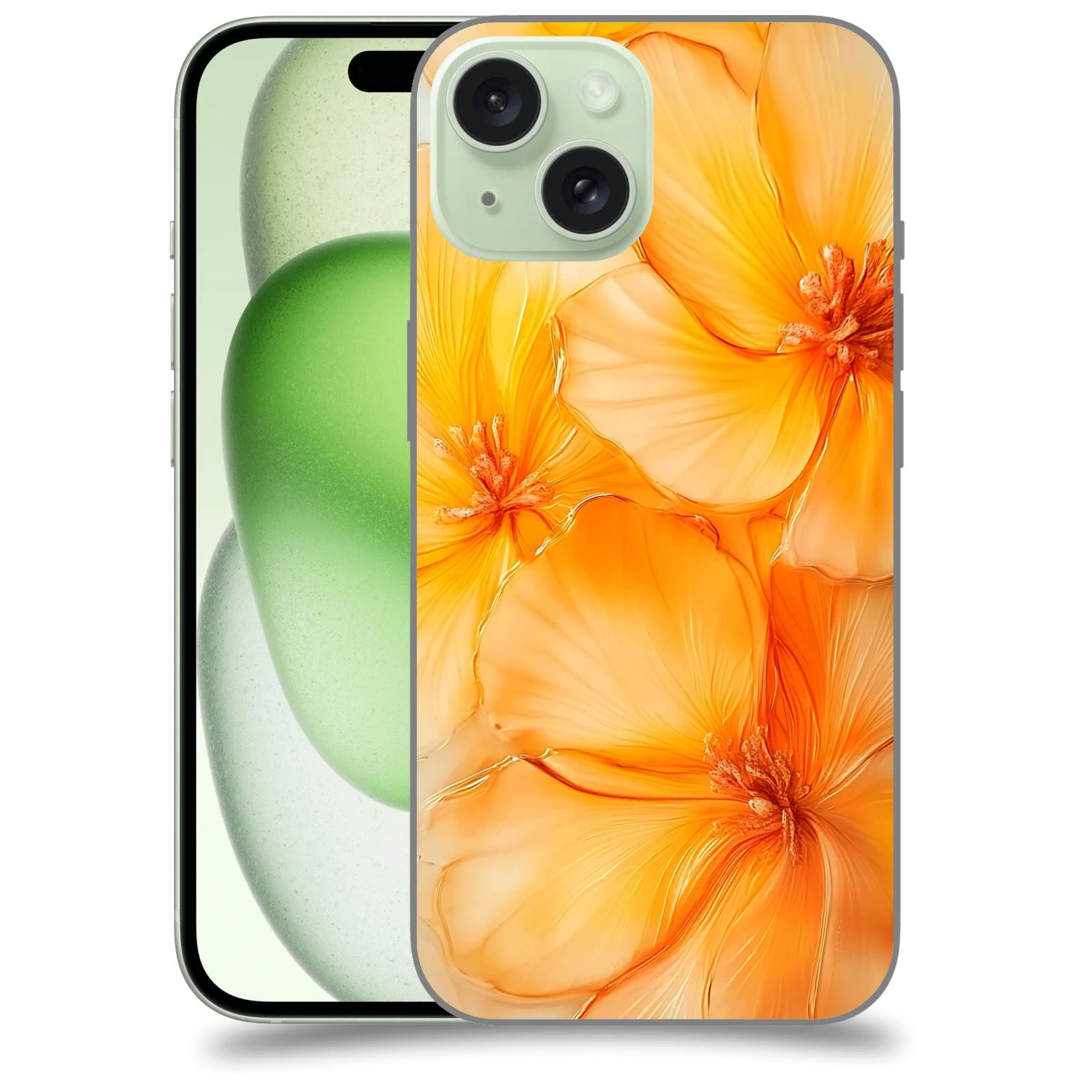 ACOVER Kryt na mobil Apple iPhone 15 - Jantarová něžnost