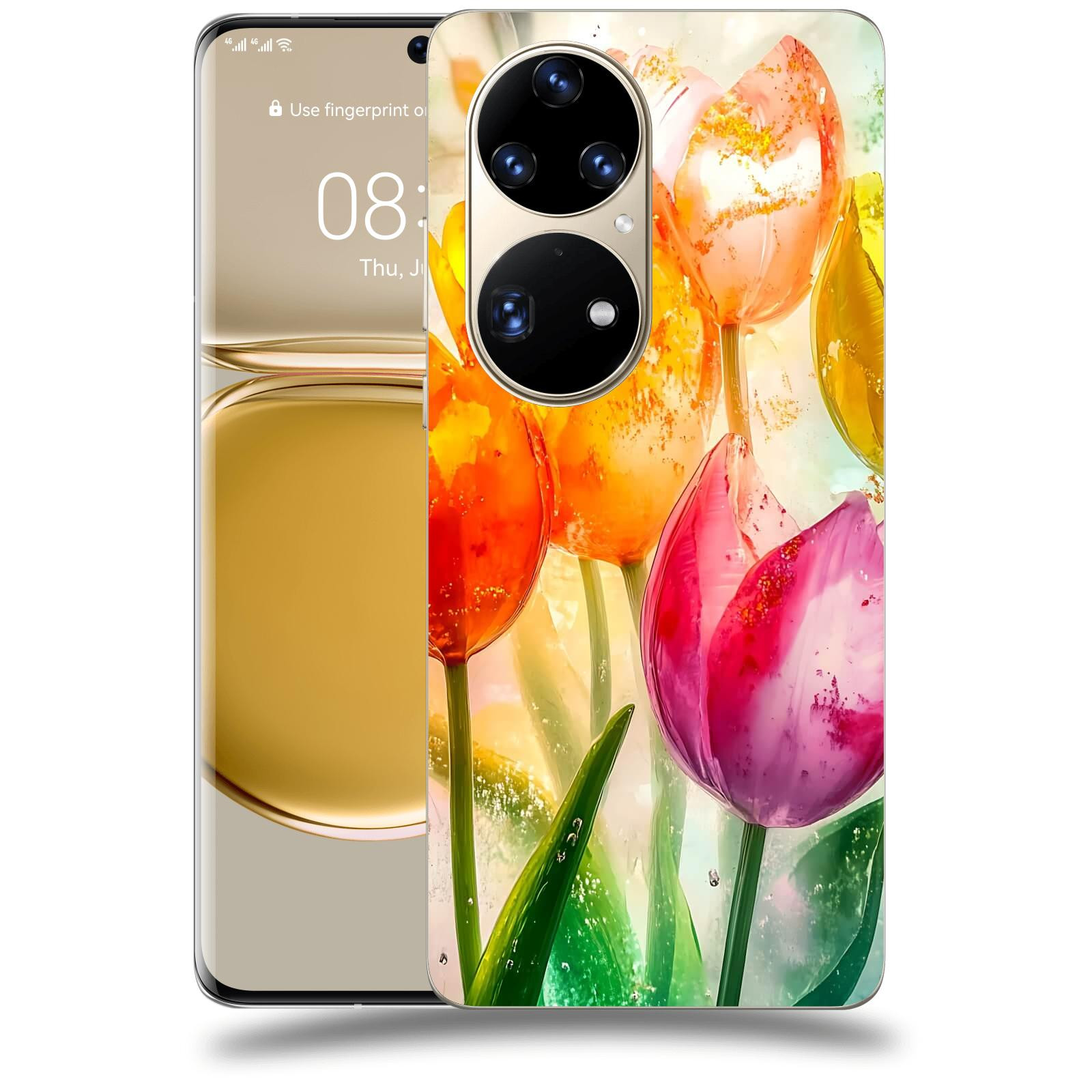 ACOVER Kryt na mobil Huawei P50 - Jarní vášeň