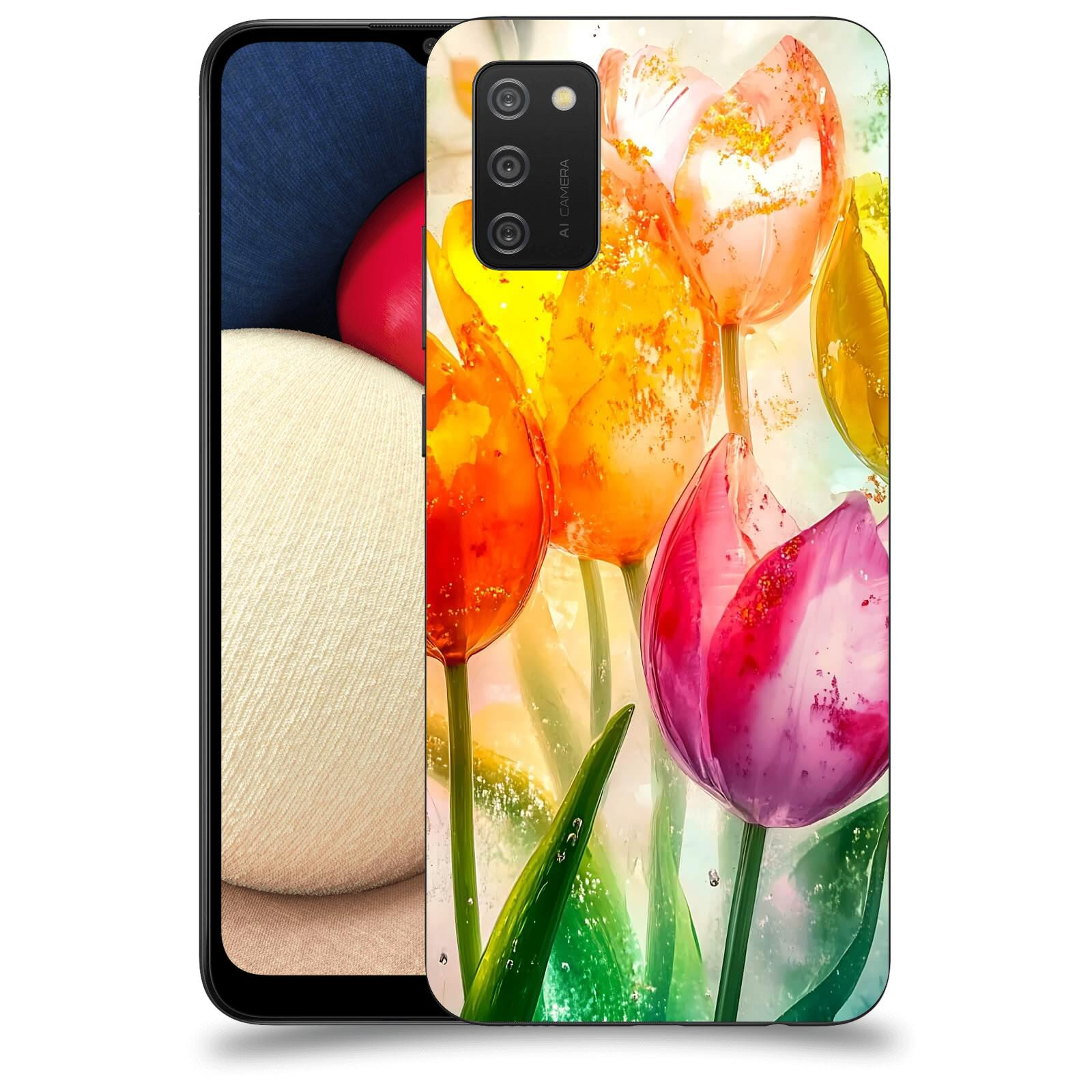 ACOVER Kryt na mobil Samsung Galaxy A02s A025G - Jarní vášeň
