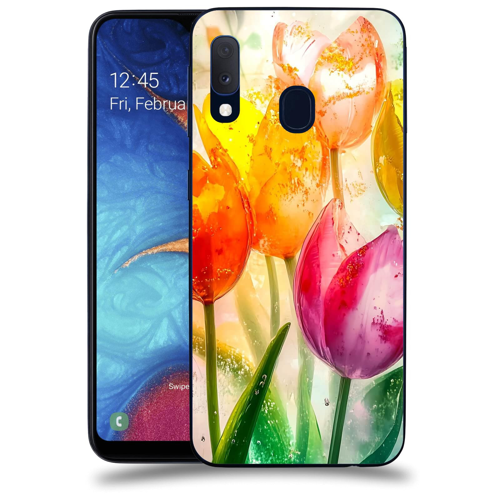 ACOVER Kryt na mobil Samsung Galaxy A20e A202F - Jarní vášeň