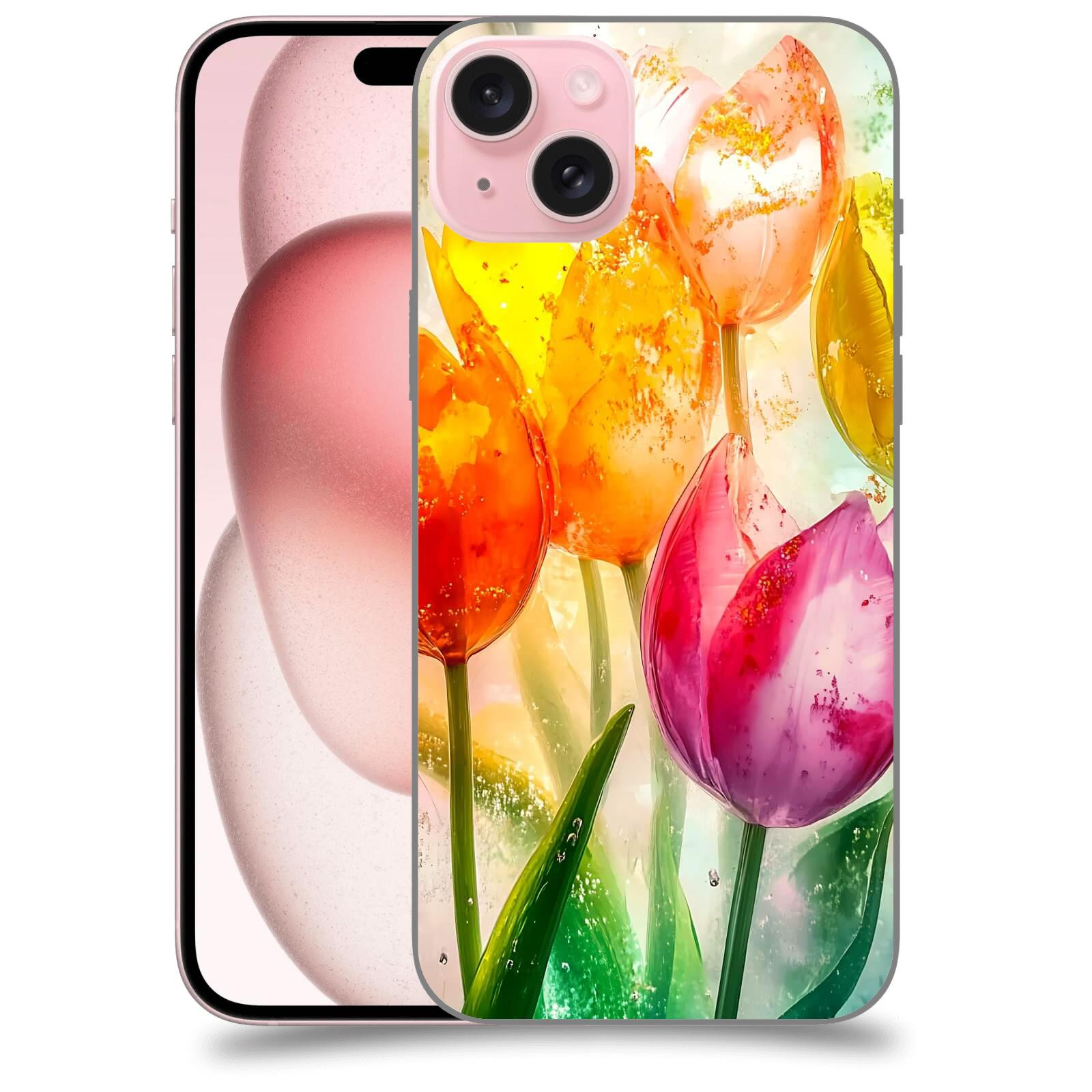 ACOVER Kryt na mobil Apple iPhone 15 plus - Jarní vášeň