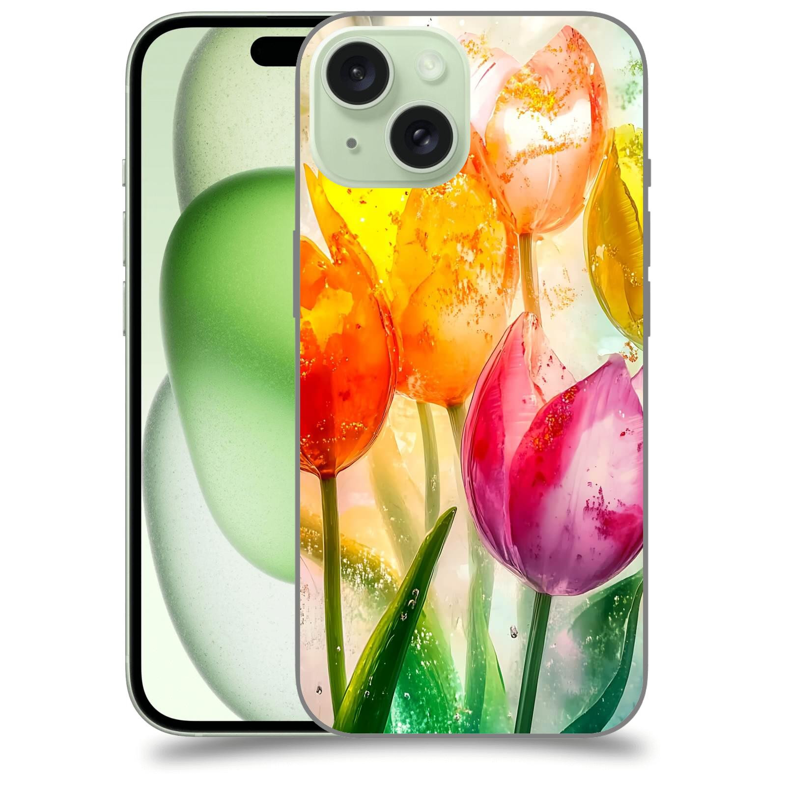 ACOVER Kryt na mobil Apple iPhone 15 - Jarní vášeň